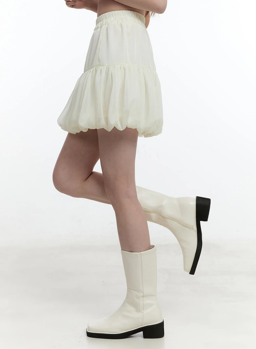 Tiered Balloon Mini Skirt CM521 - Image 5