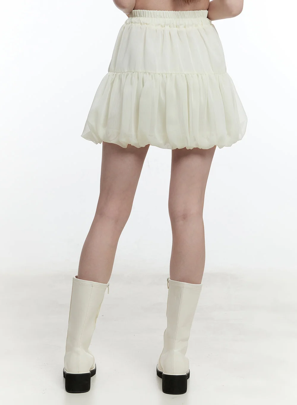 Tiered Balloon Mini Skirt CM521 - Image 6