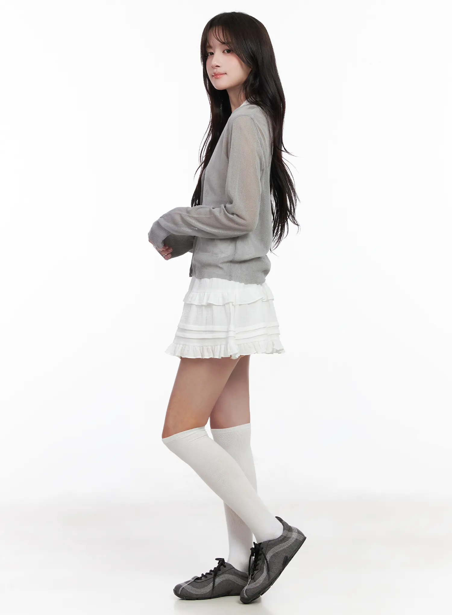 Tiered Flare Mini Skirt CM527 - Image 6