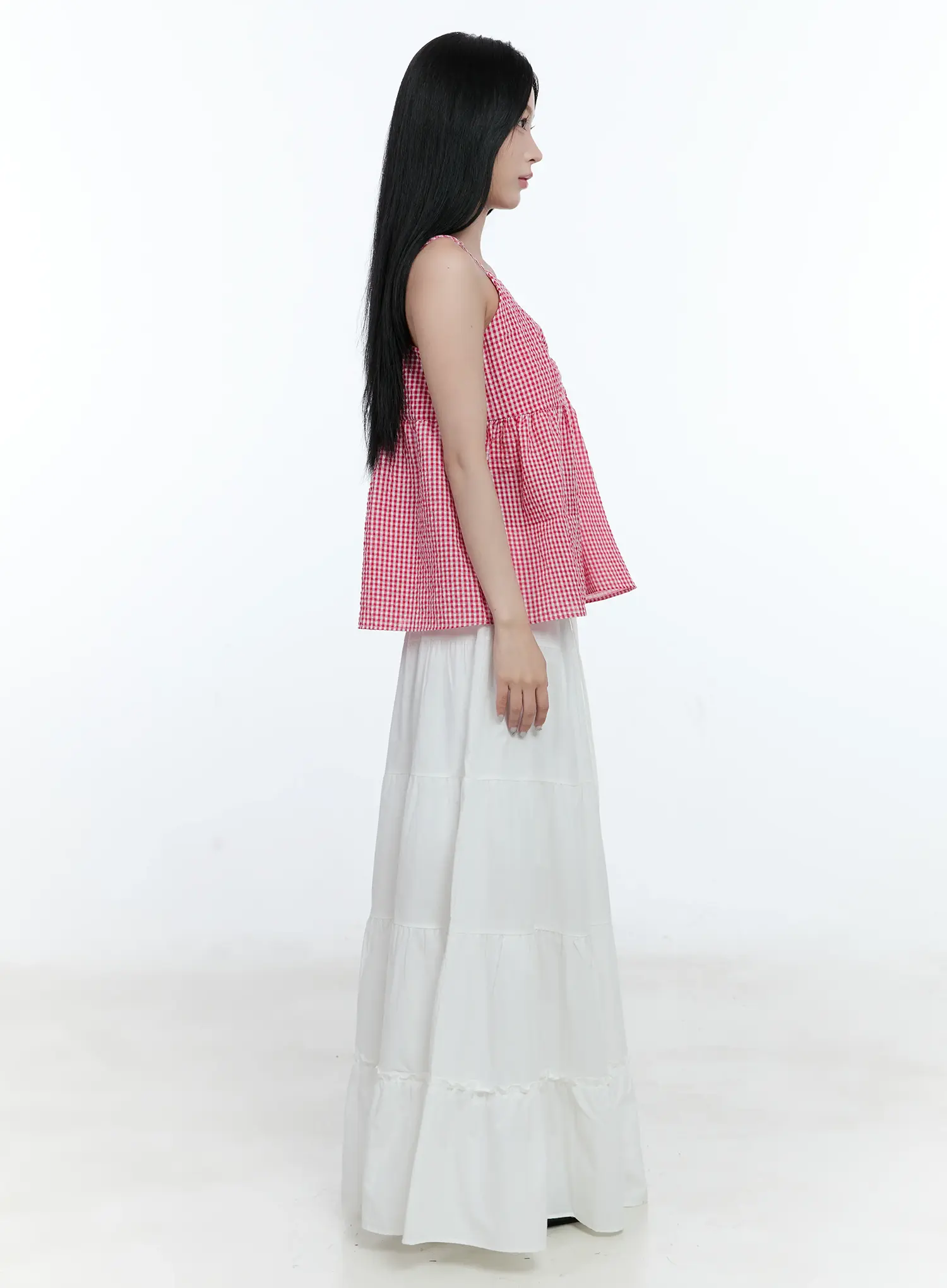 Tiered Frill Maxi Skirt CL530 - Image 4