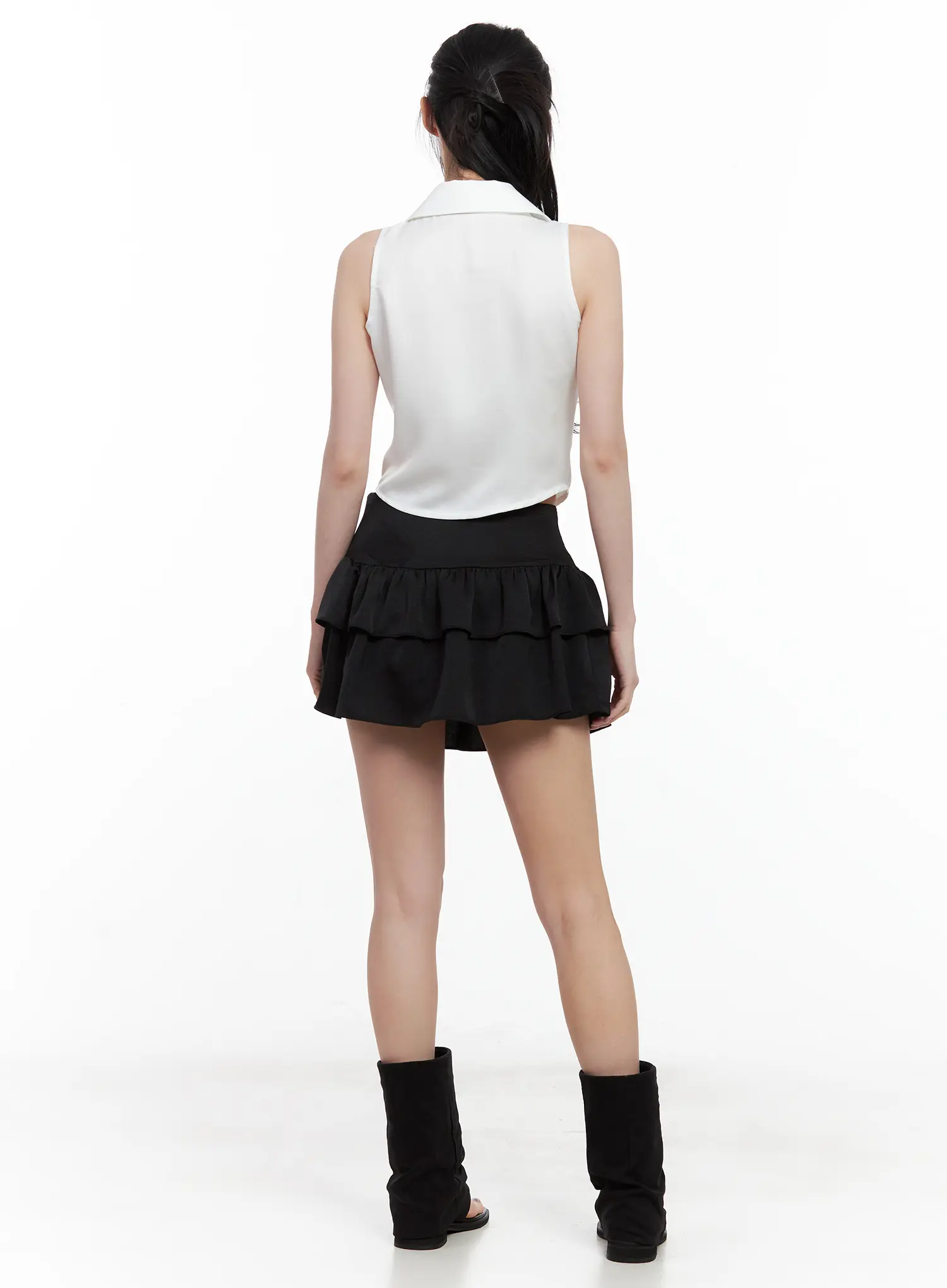 Tiered Mini Skirt U530 - Image 7