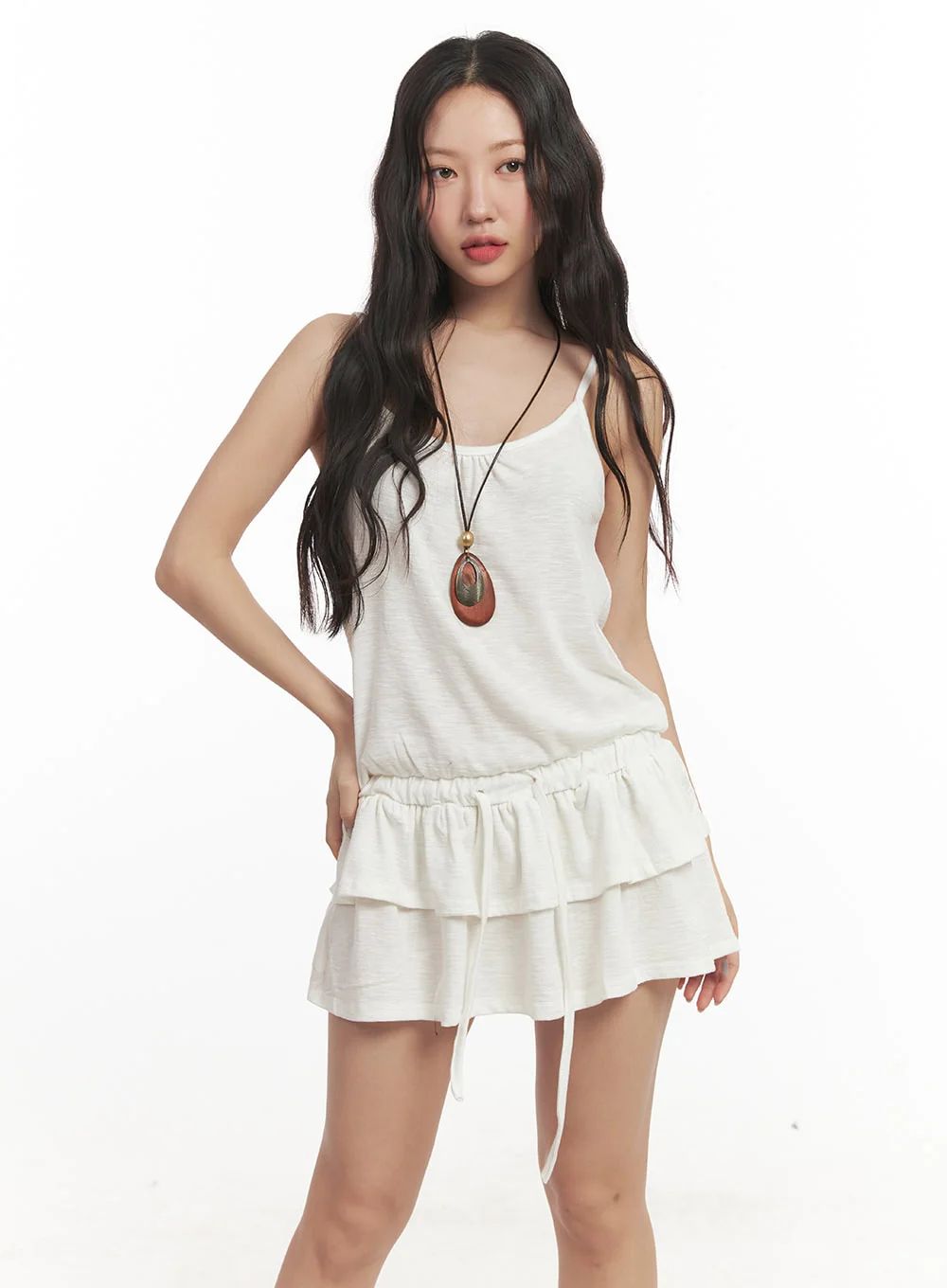 Tiered Skirt Dress CF520 - Image 2