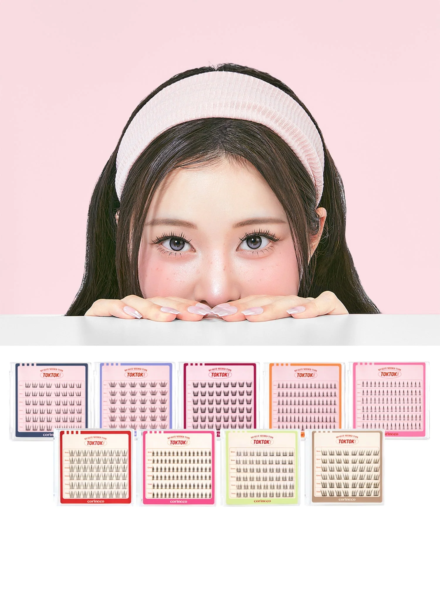 TOKTOKHARA No Glue Eyelash - Light (36pcs-90pcs) - Image 12