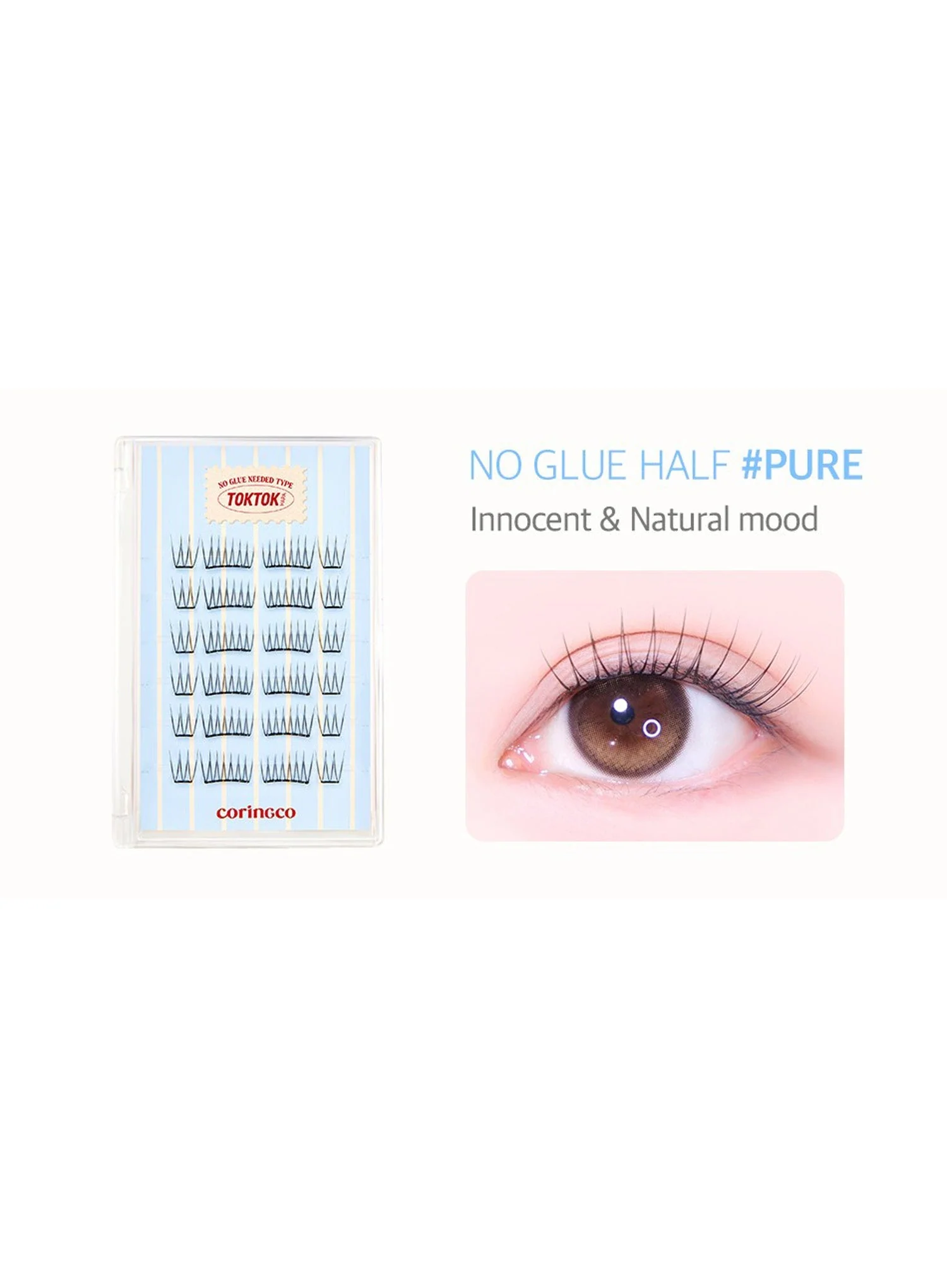 TOKTOKHARA No Glue Half Eyelash (24pcs) - Image 28