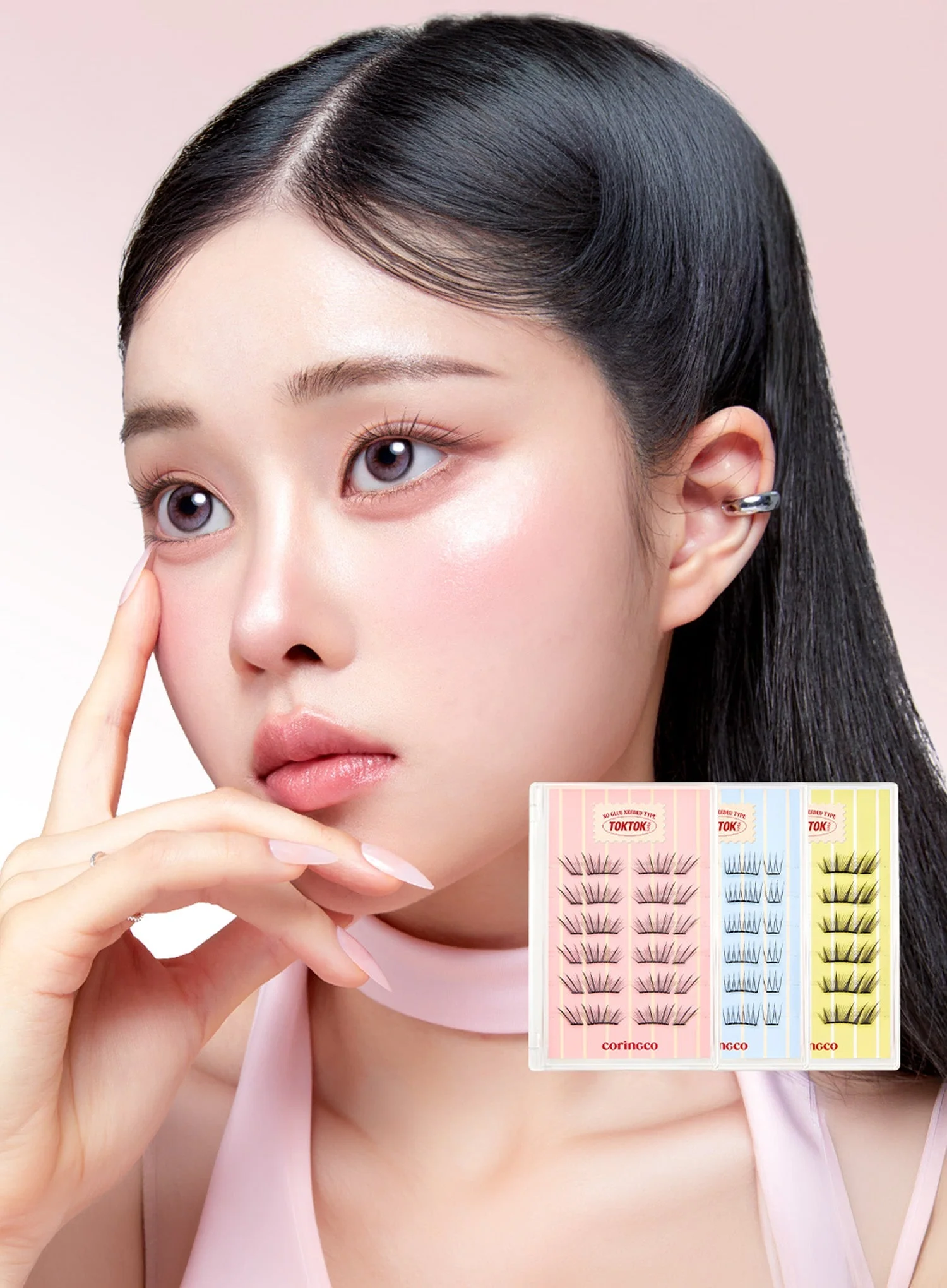 TOKTOKHARA No Glue Half Eyelash (24pcs) - Image 31