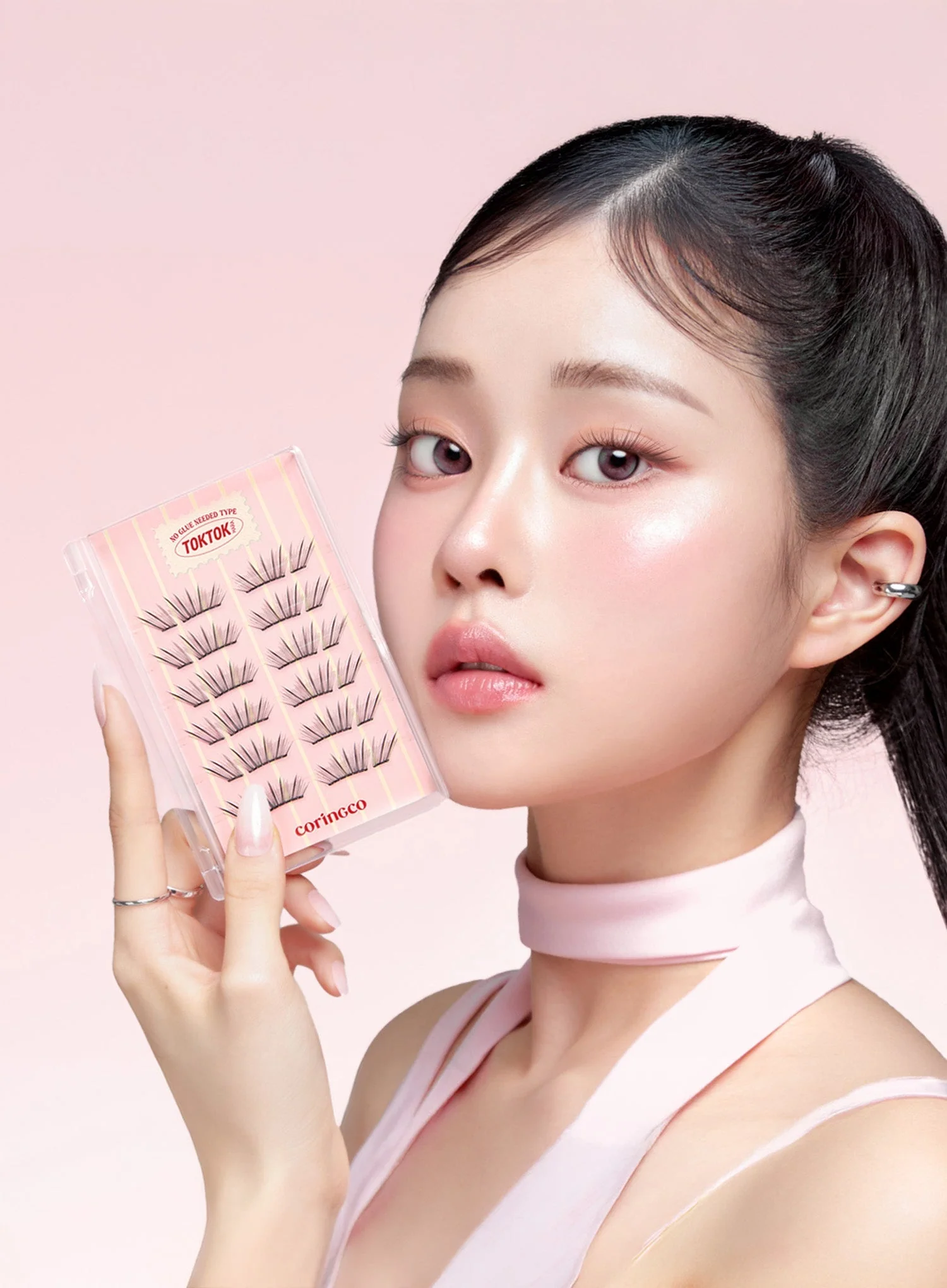 TOKTOKHARA No Glue Half Eyelash (24pcs) - Image 8