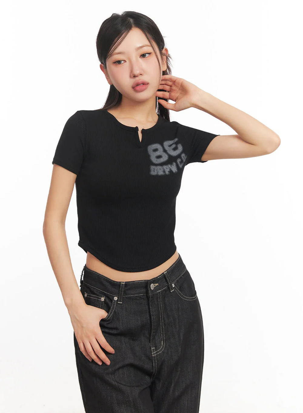 Tomboy Graphic Crop Top IA524 - Image 16