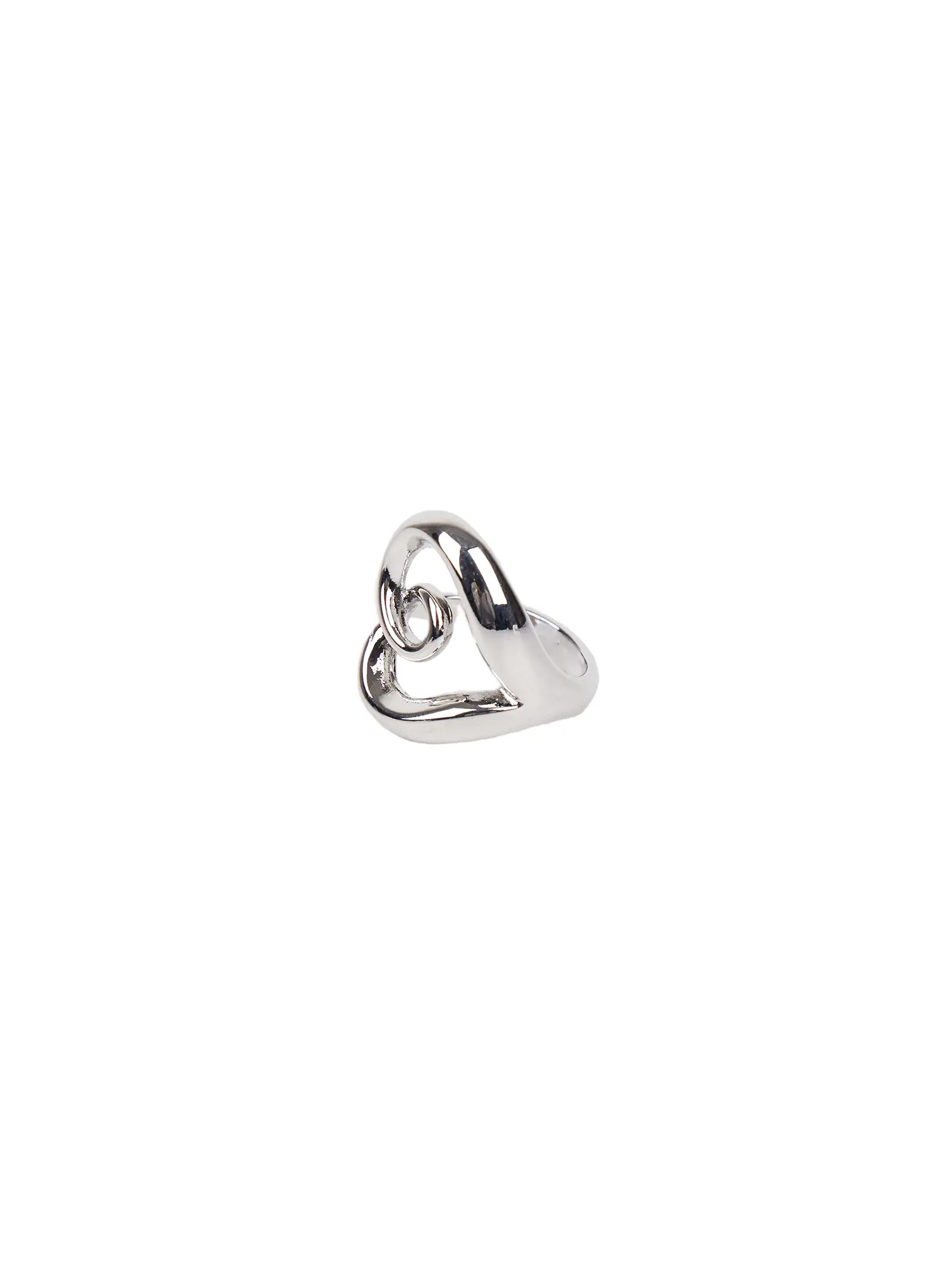Twisted Big Heart Ring CM524 - Image 4
