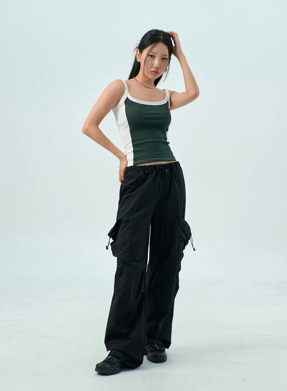 Two Color Knit Top CY325 - Image 17