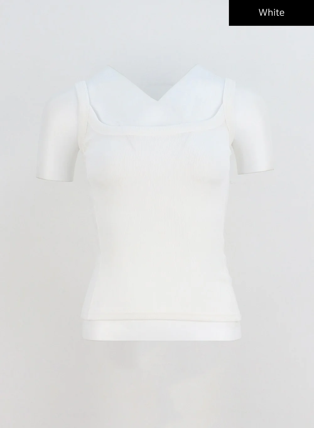Two Color Knit Top CY325 - Image 24