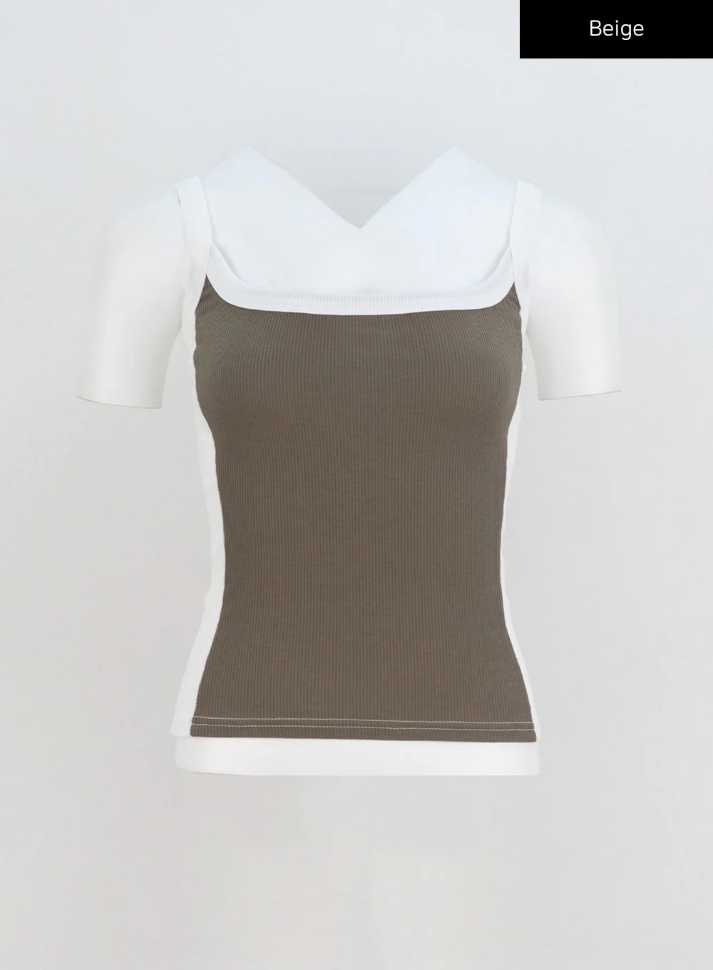 Two Color Knit Top CY325 - Image 25