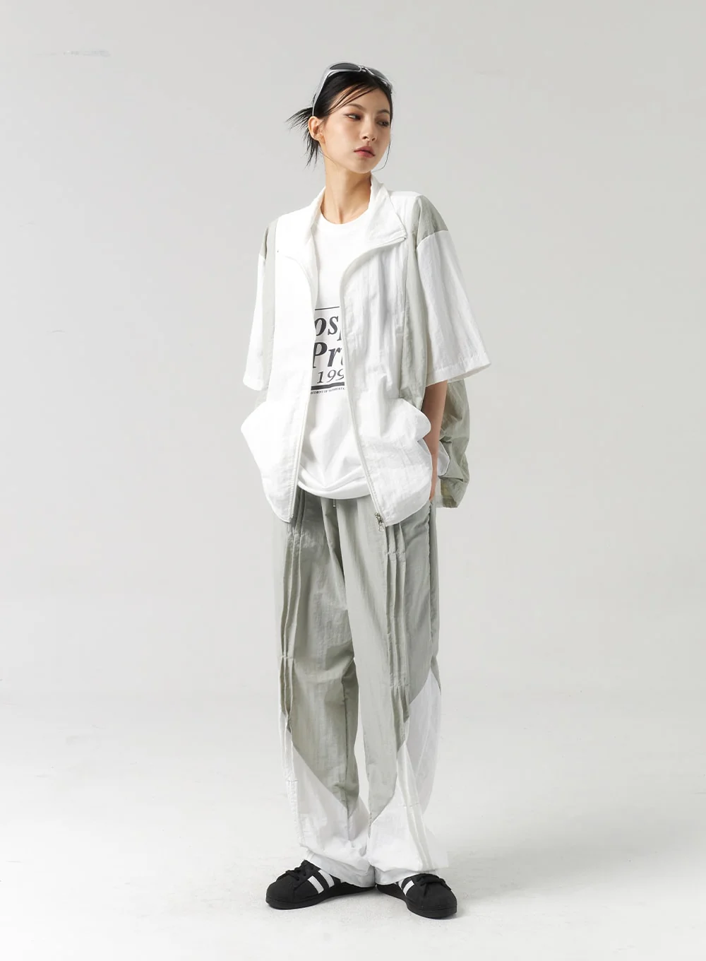 Two Color Track Pants Unisex CU320 - Image 4