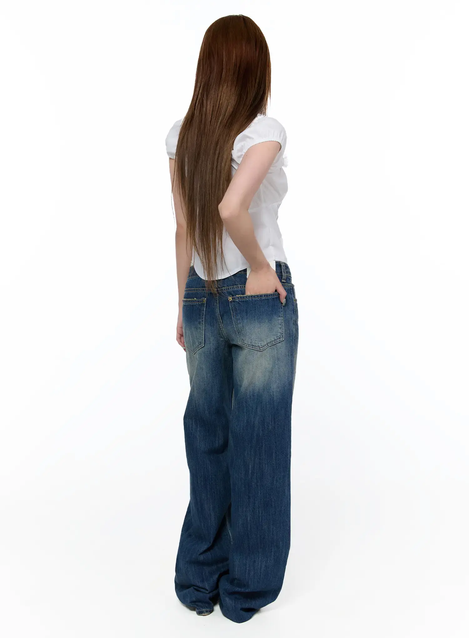 Two-Way Ruffle Square Neck Blouse CA520 - Image 10