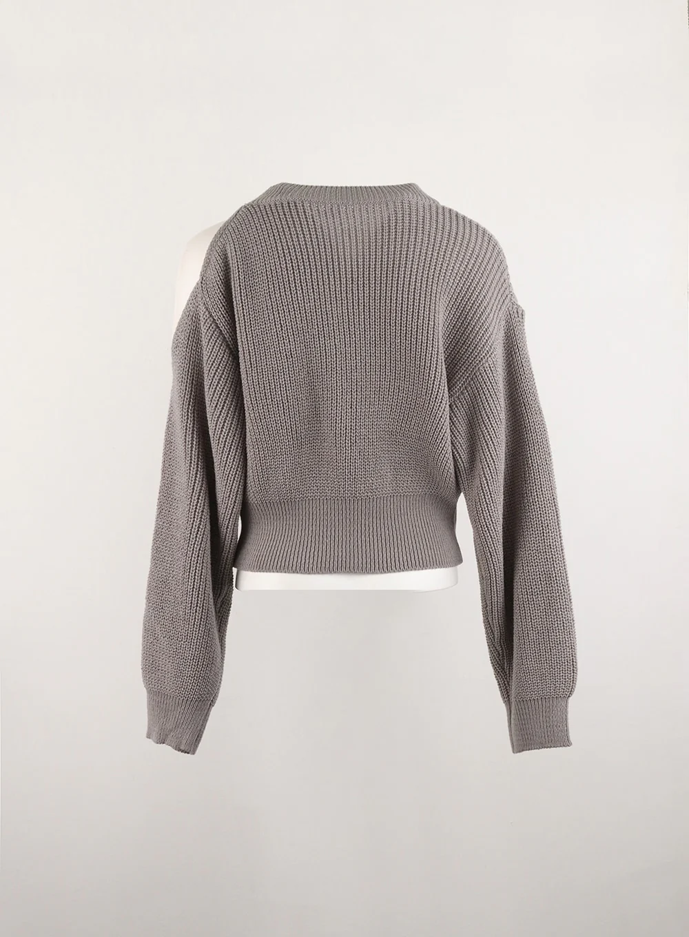 Unbalanced Opening Shoulder Knit Sweater OD308 - Image 8