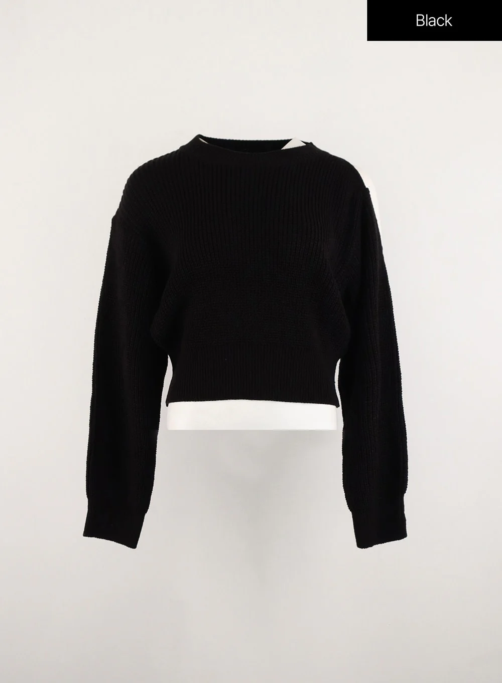 Unbalanced Opening Shoulder Knit Sweater OD308 - Image 9