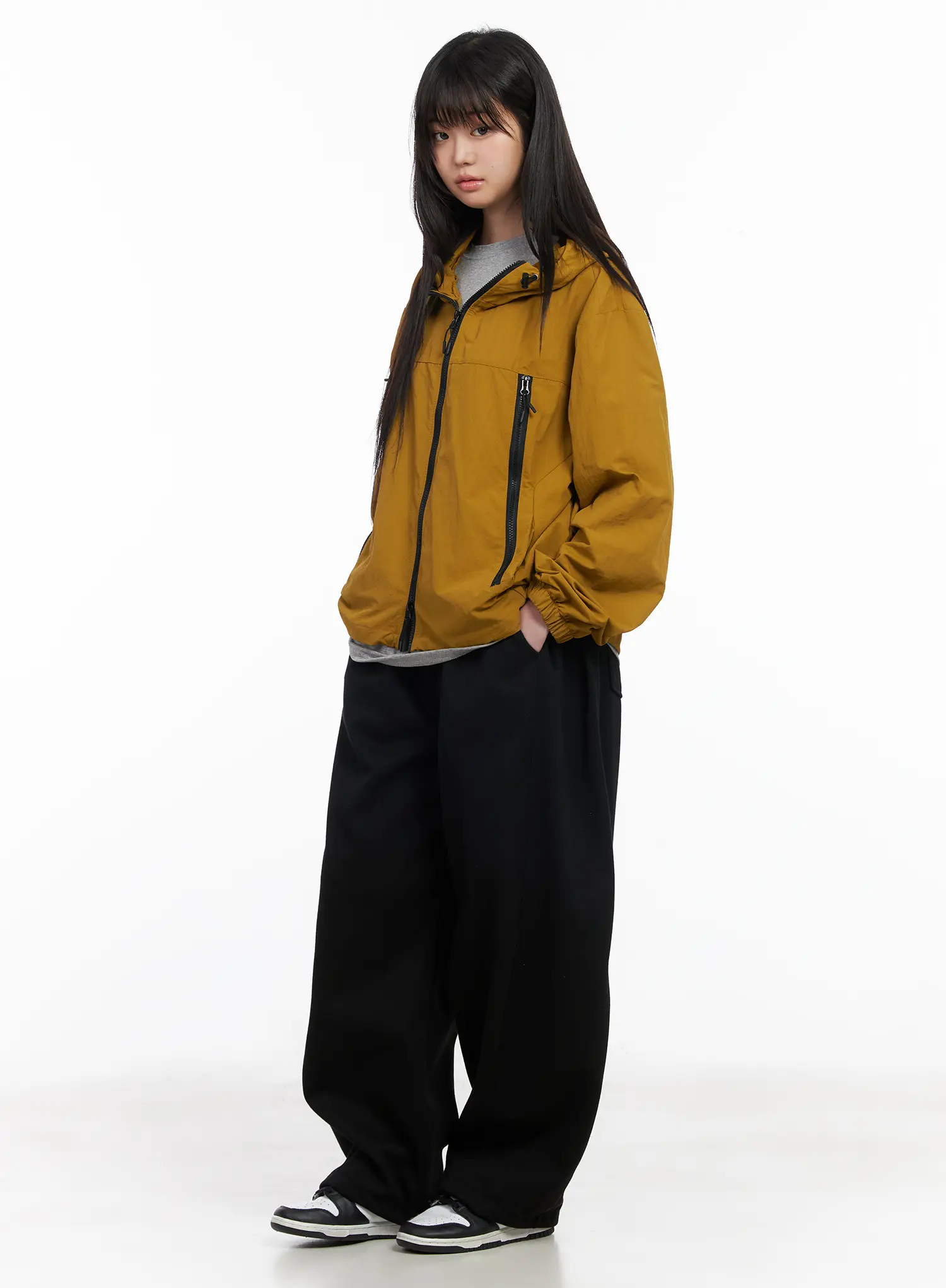 Unisex Oversized Zip-Up Windbreaker CM513 - Image 4