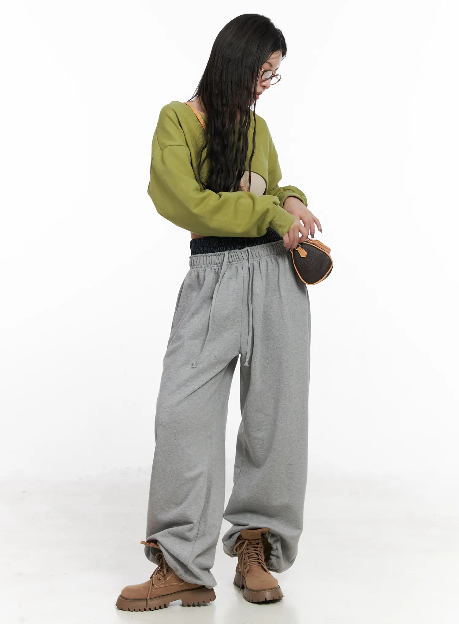 V-Neck Button Cropped Bolero CN513 - Image 7