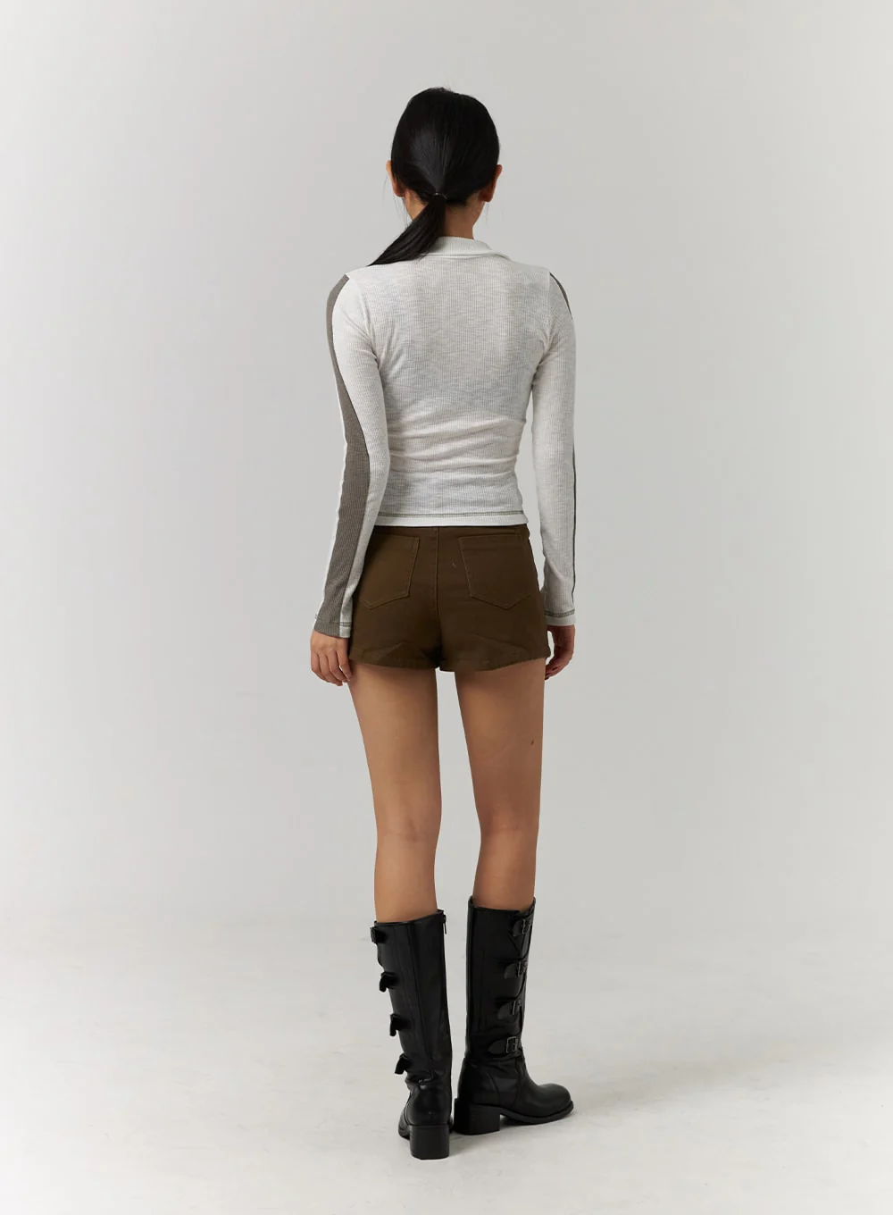 V-Neck Button-Up Cardigan CD329 - Image 7