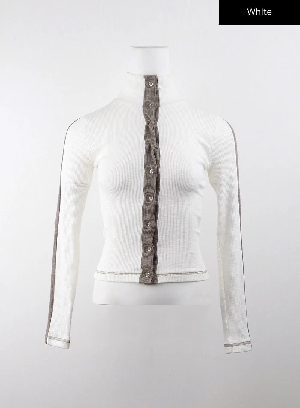 V-Neck Button-Up Cardigan CD329 - Image 8