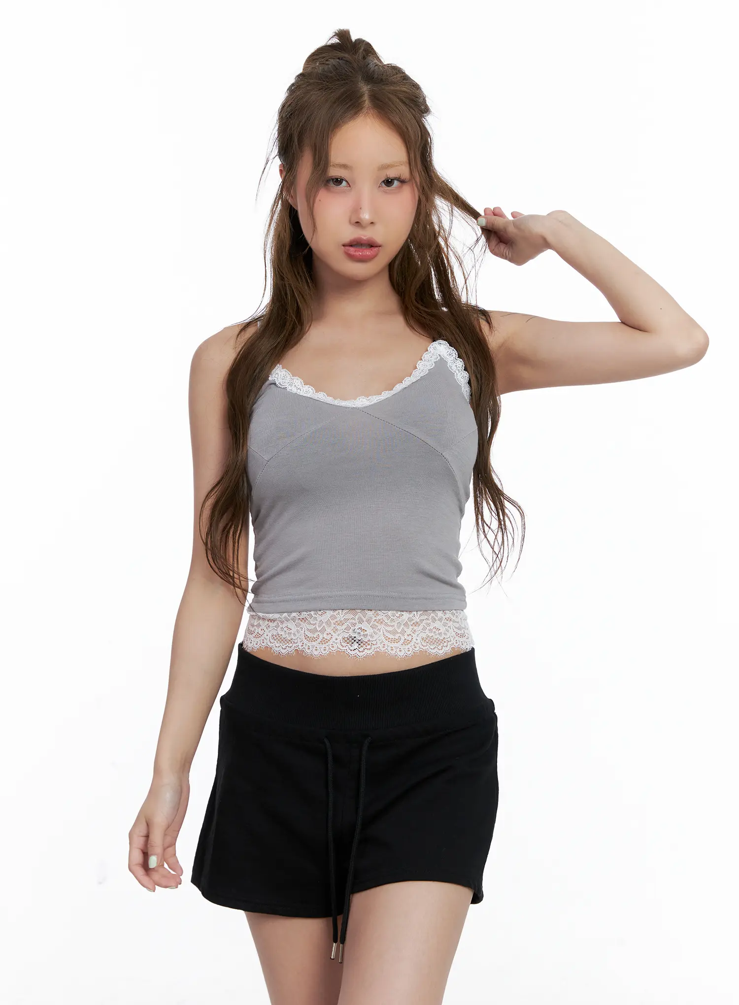 V-Neck Lace Cami Top CL510 - Image 10