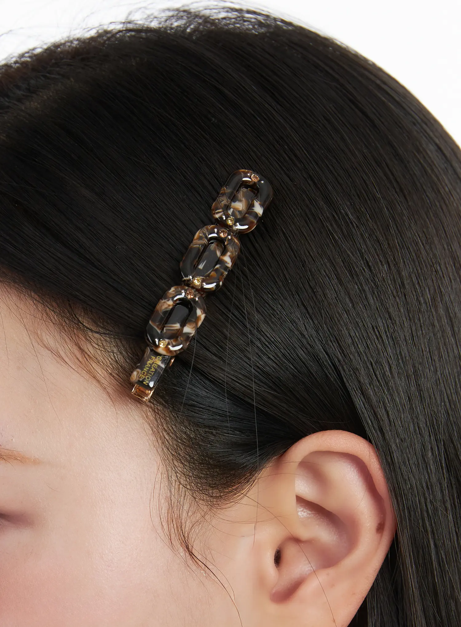 Vintage Marble Hair Clip CJ512