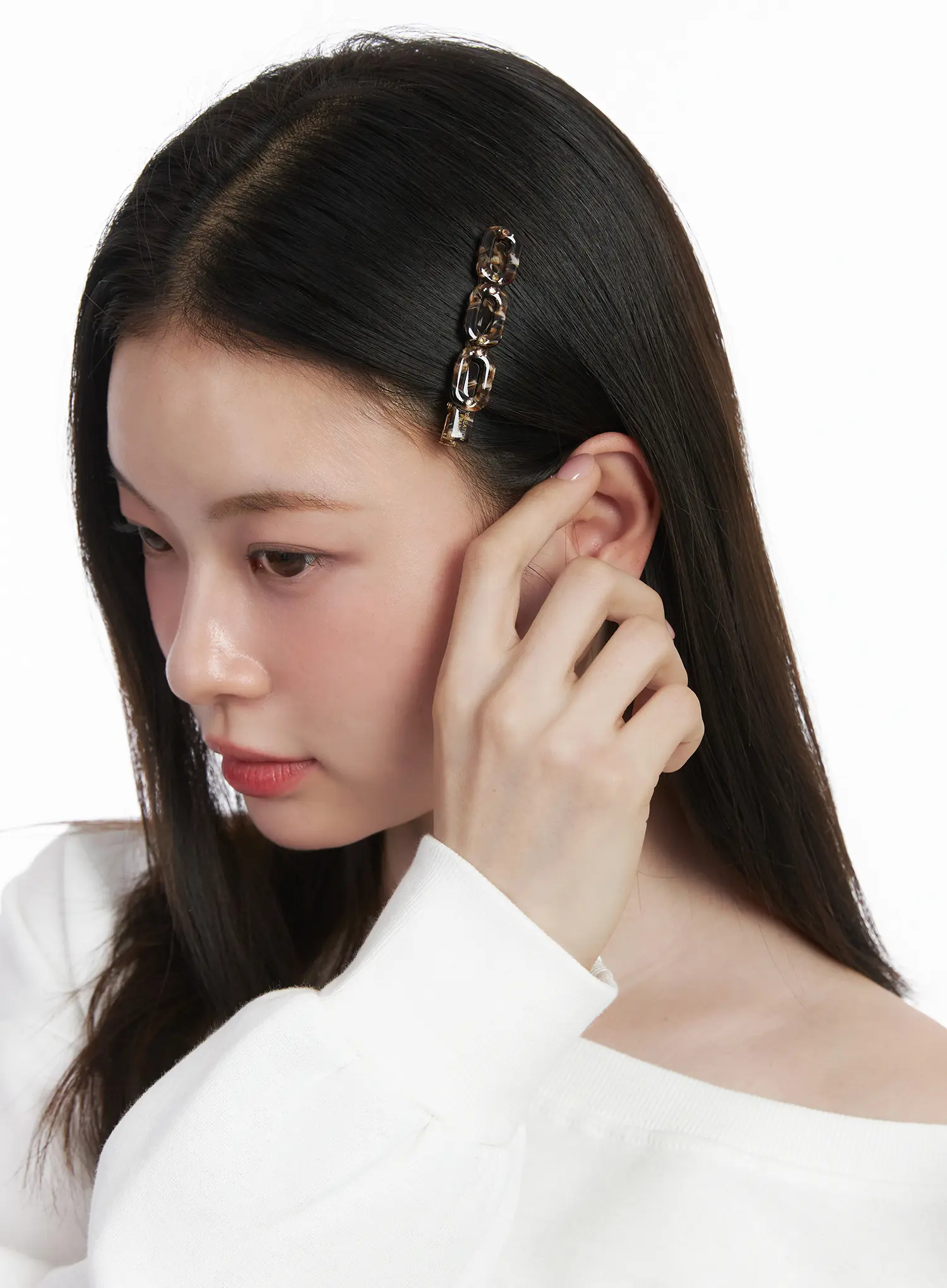 Vintage Marble Hair Clip CJ512 - Image 2