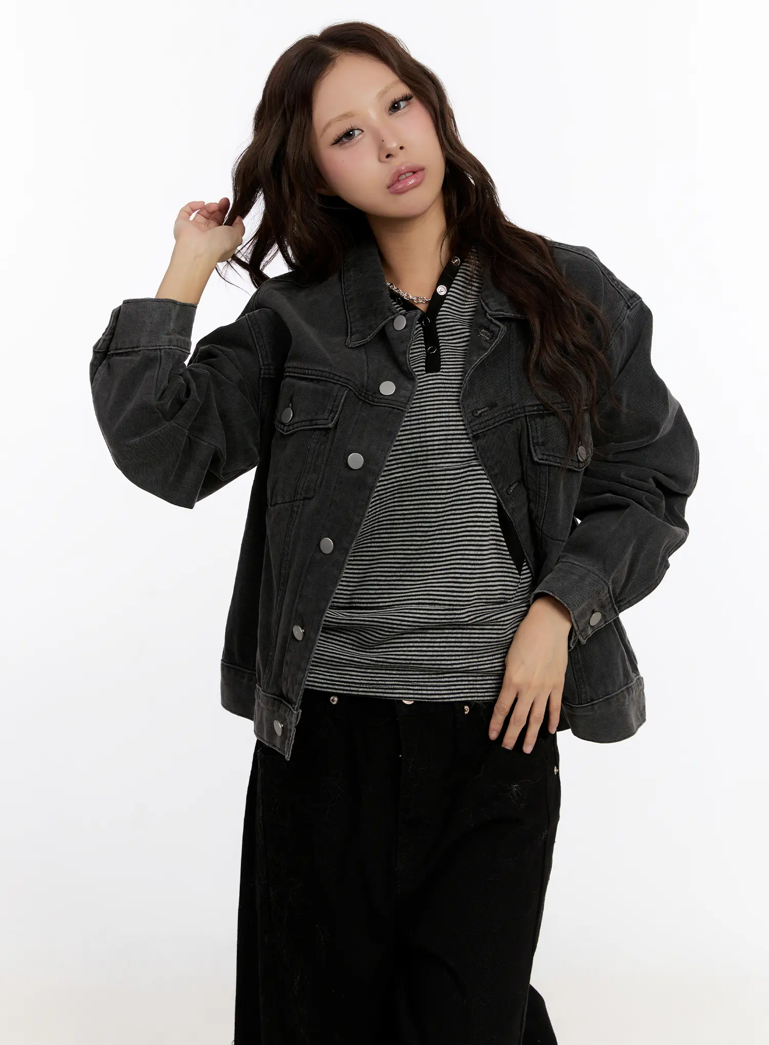Vintage Oversized Denim Jacket CN527
