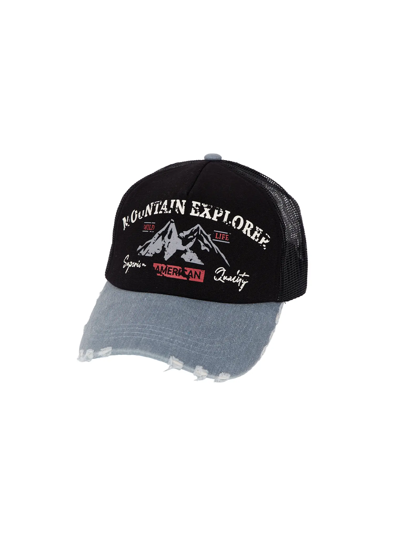 Vintage Style Denim Hat CY513 - Image 12