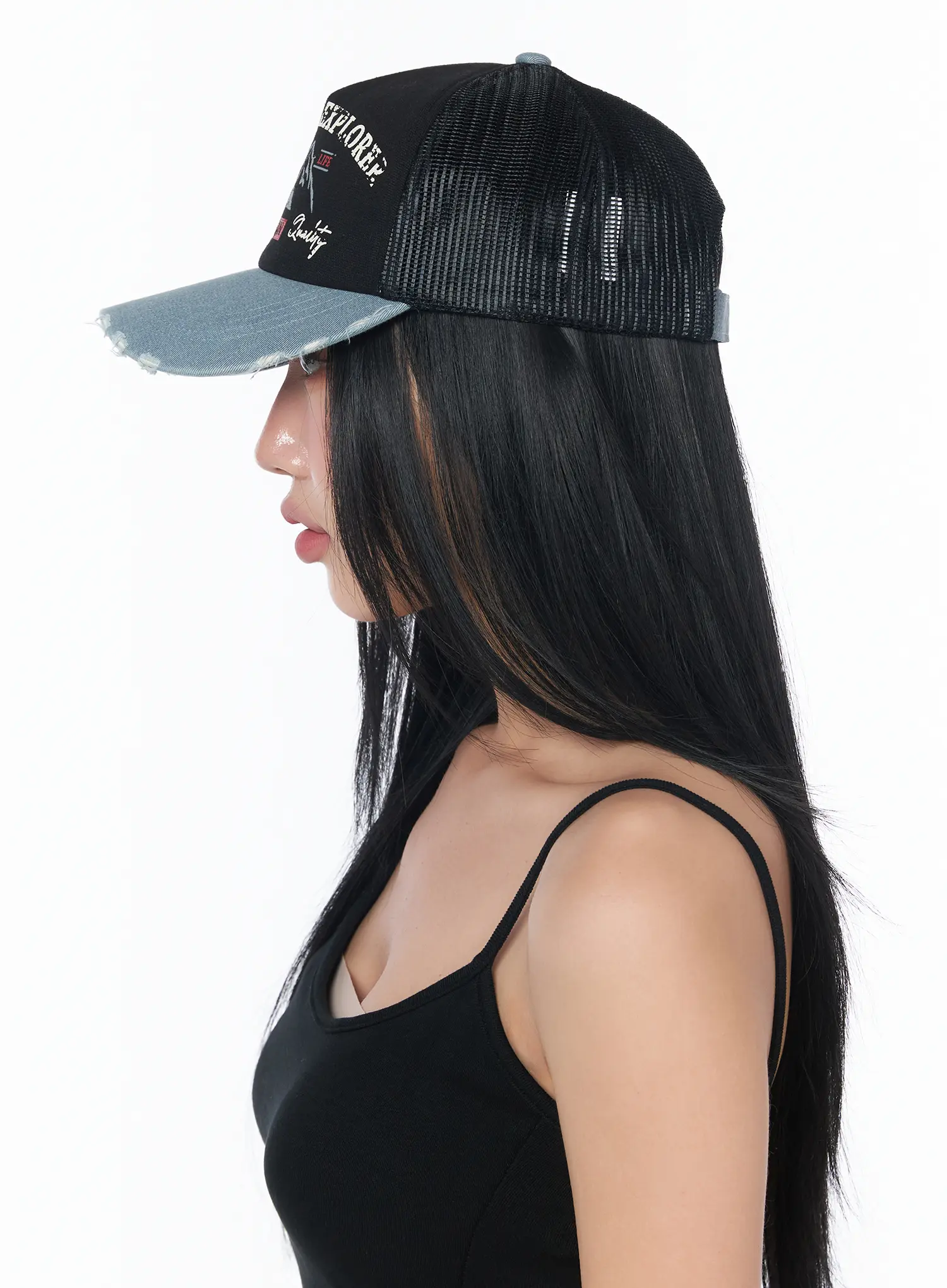 Vintage Style Denim Hat CY513 - Image 5