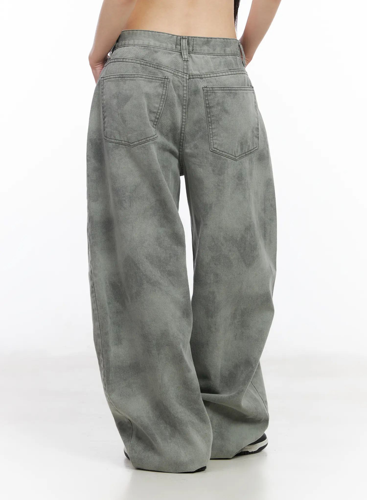 Vintage Washed Wide Leg Pants CM519 - Image 4