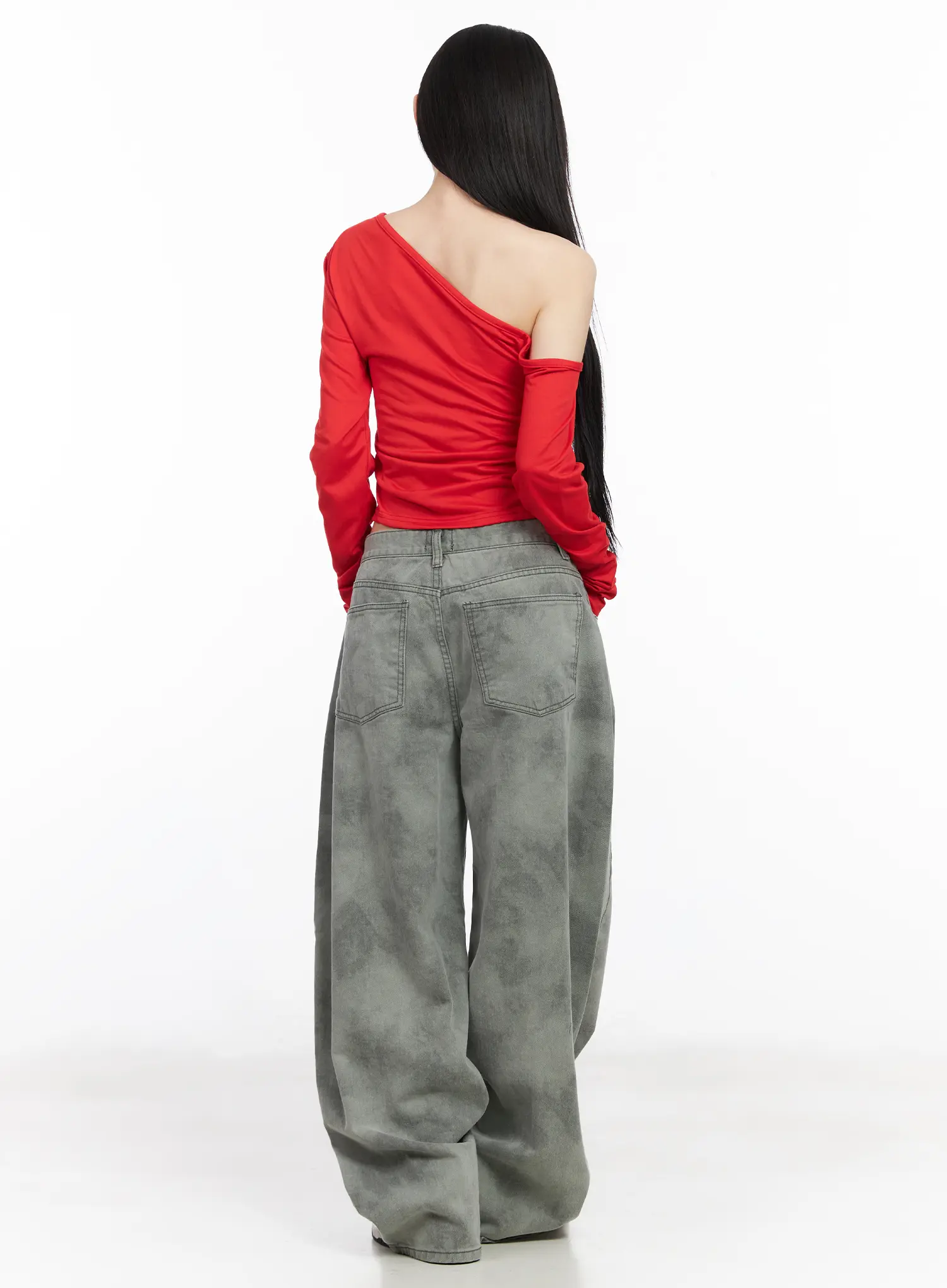 Vintage Washed Wide Leg Pants CM519 - Image 7