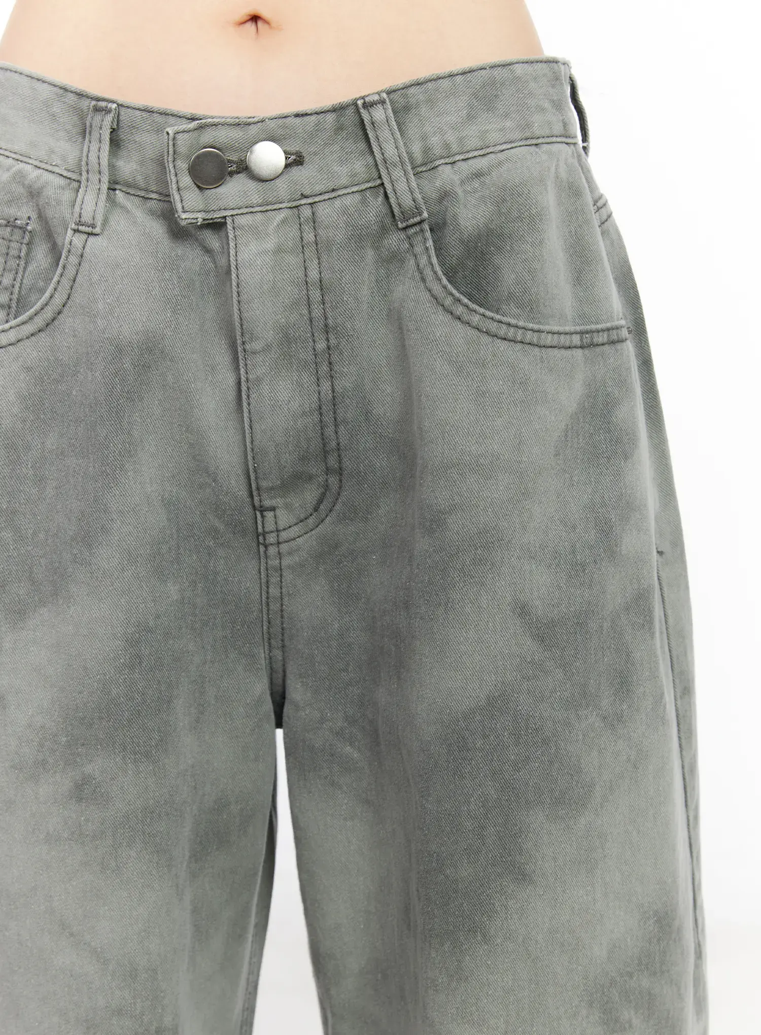 Vintage Washed Wide Leg Pants CM519 - Image 8