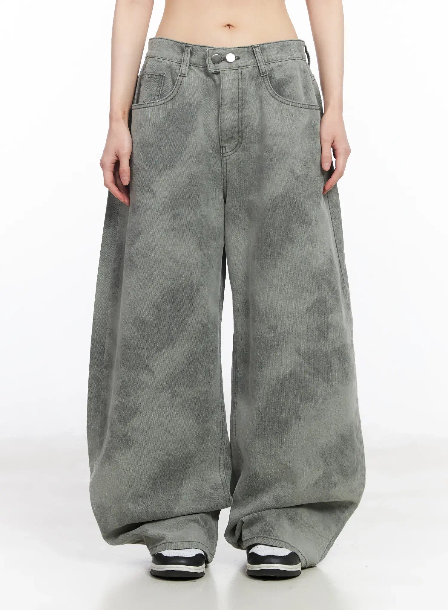 Vintage Washed Wide Leg Pants CM519 - Image 9