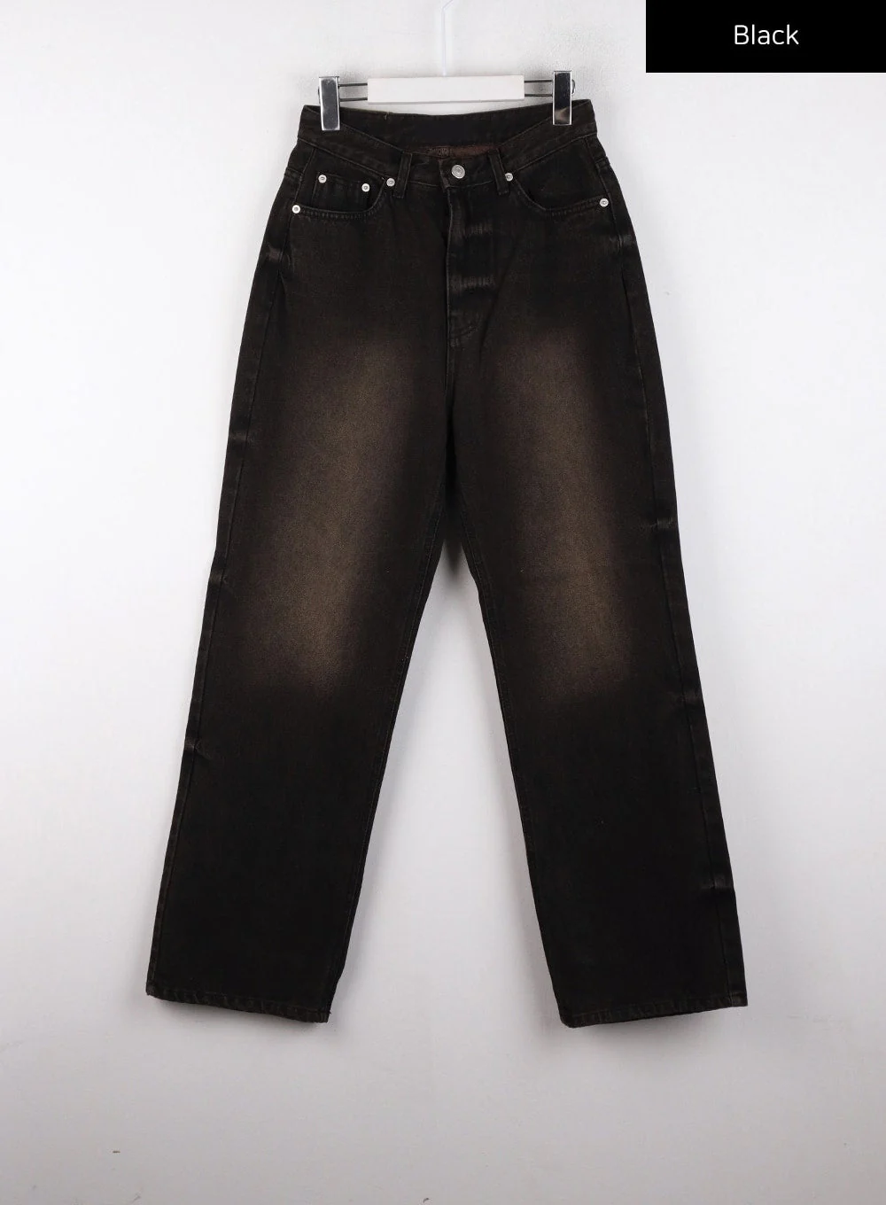Washed Denim Wide Leg Jeans CD308 - Image 11