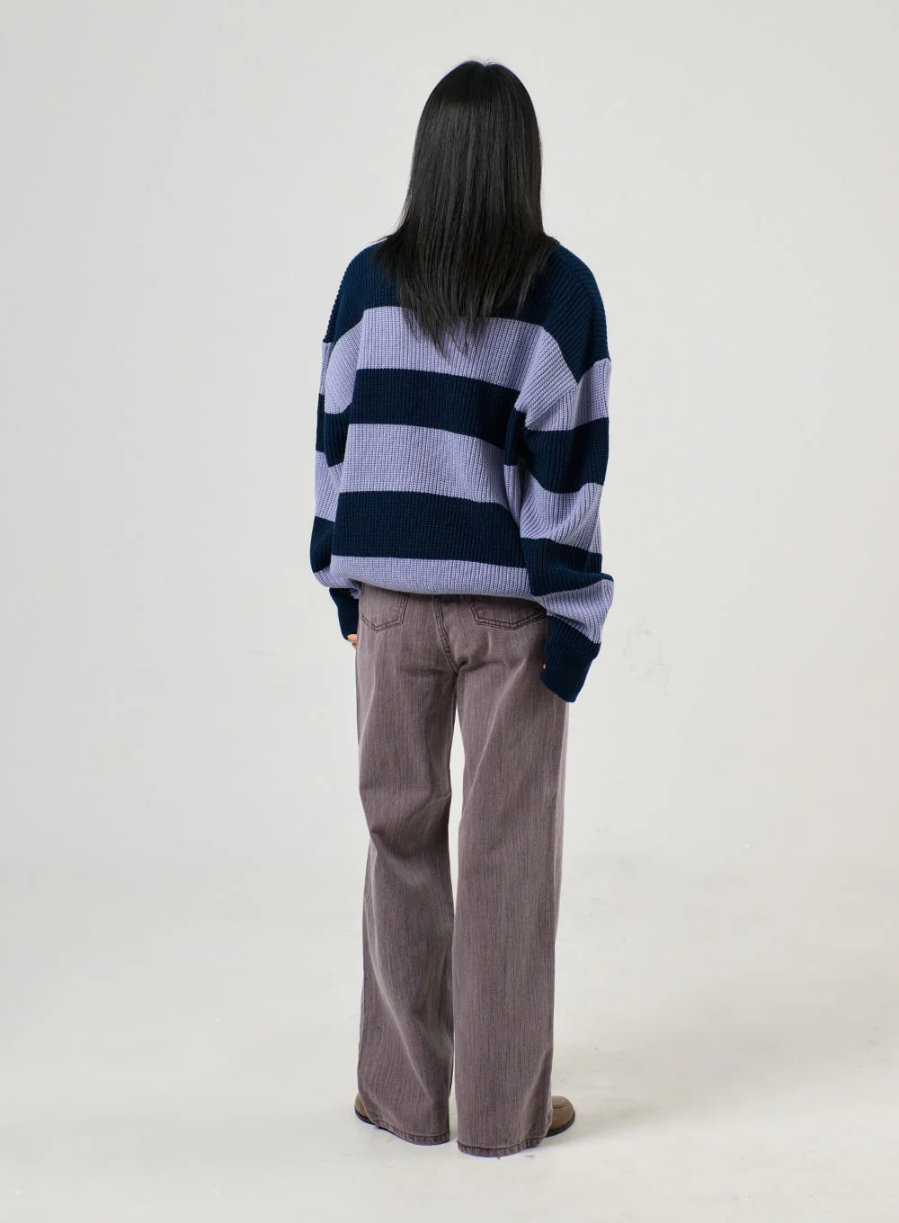 Washed Straight Leg Pants OF405 - Image 6