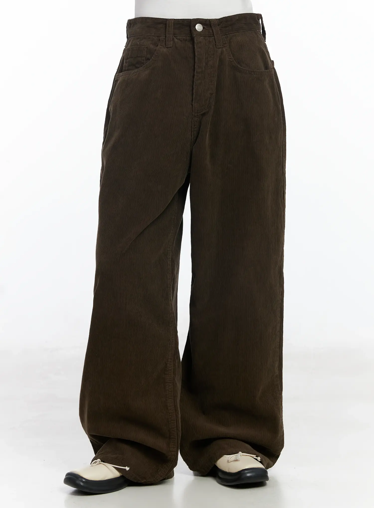 Wide Corduroy Pants IJ529 - Image 3