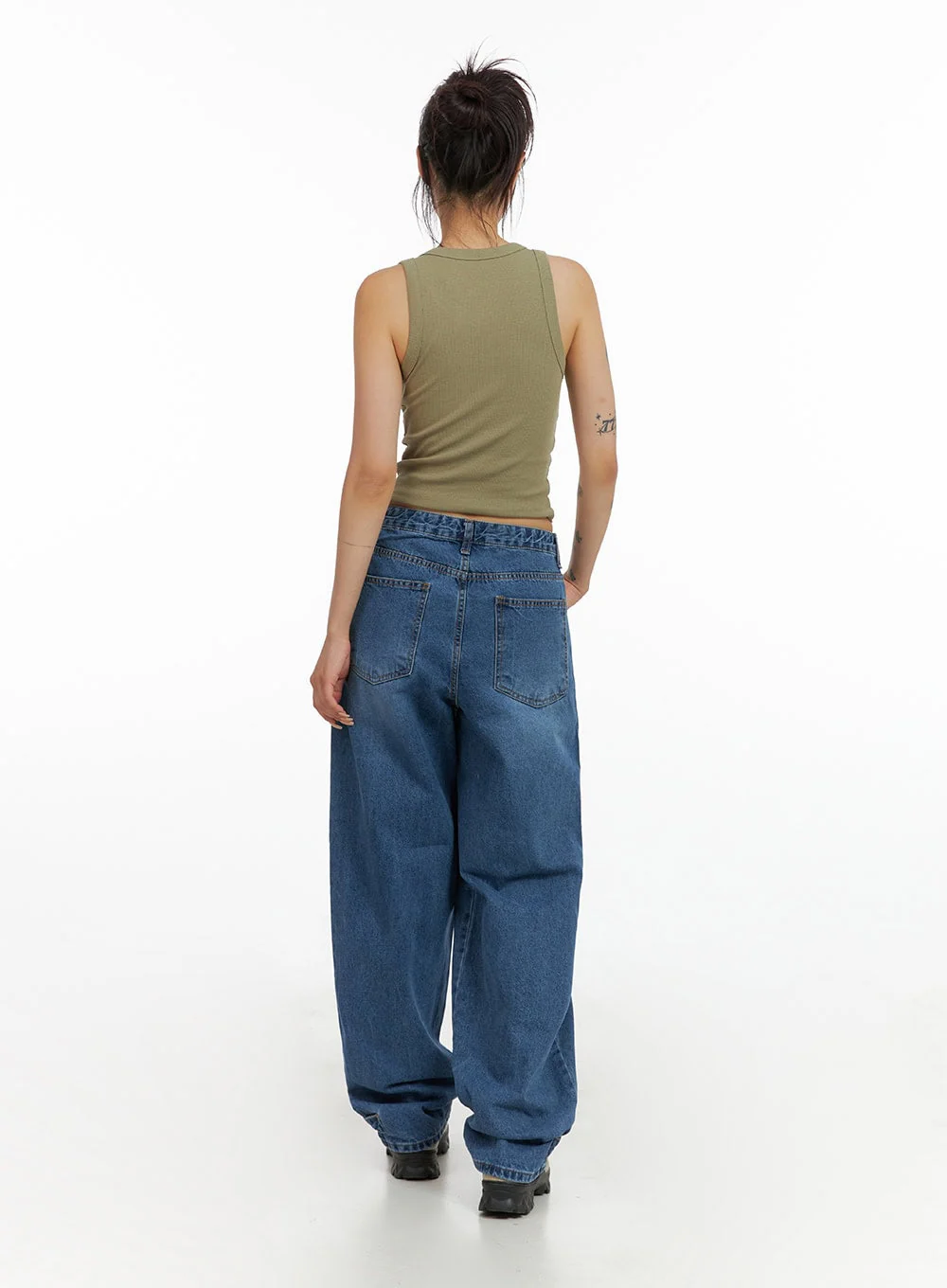 Wide Leg Baggy Jeans CL415 - Image 4