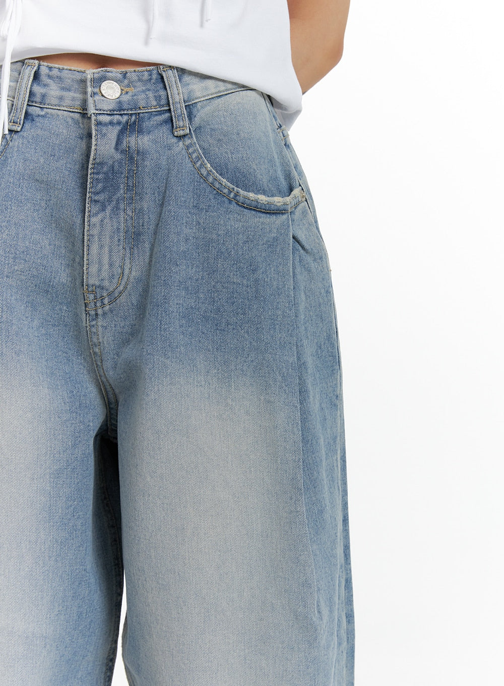 Wide Leg Baggy Jeans CM405 - Image 2
