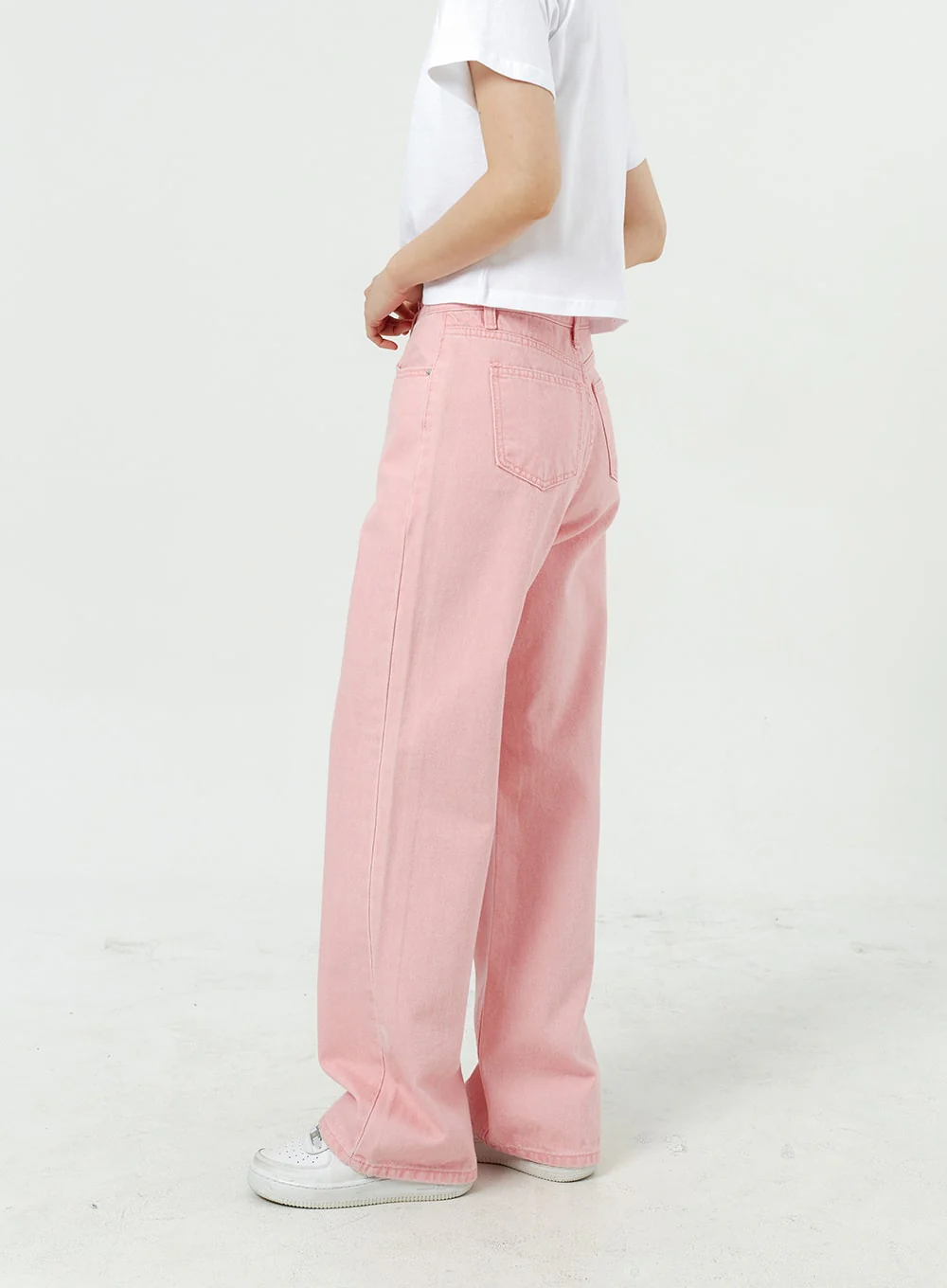 Wide Leg Cotton Pants OM313 - Image 8