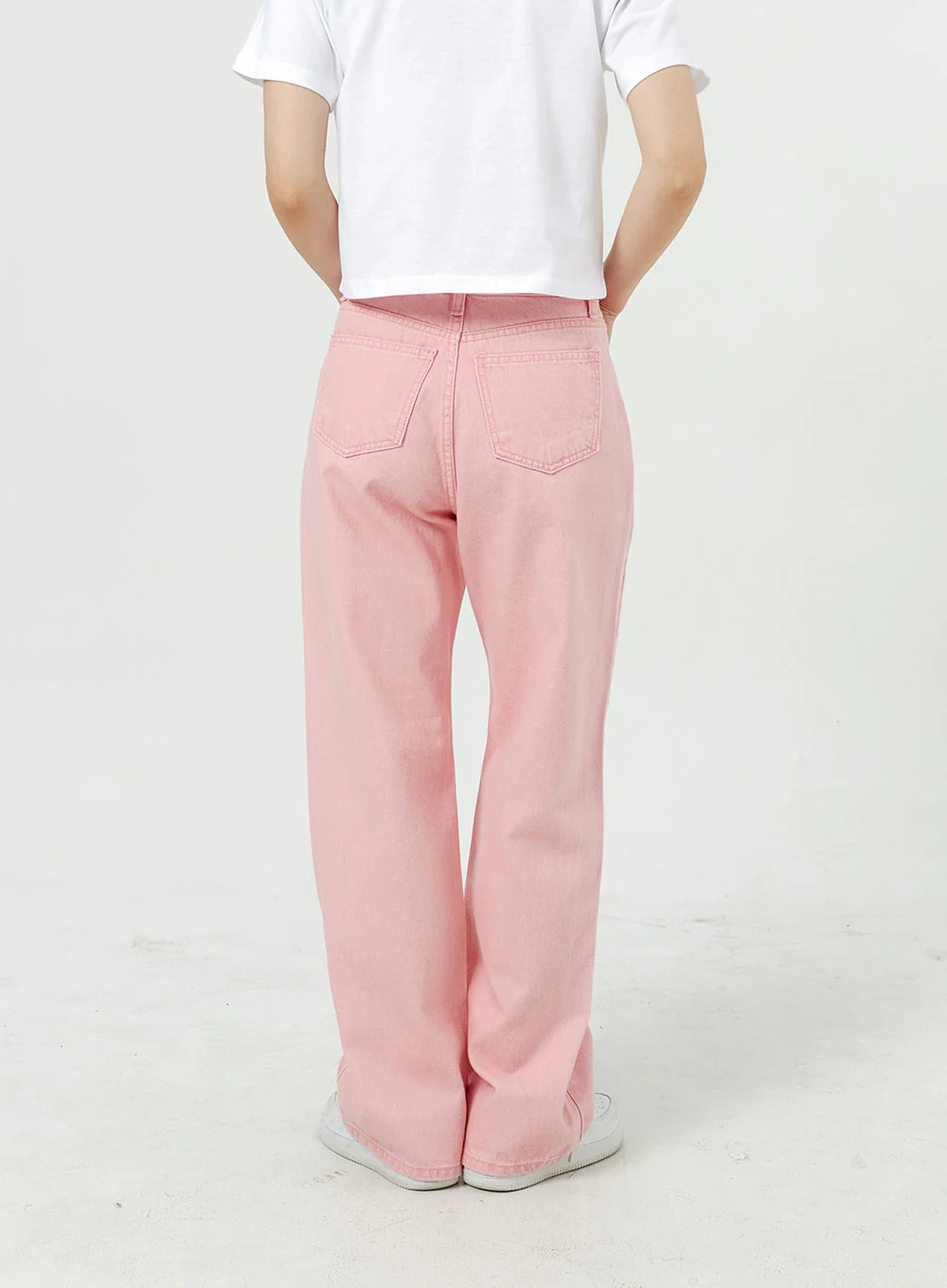 Wide Leg Cotton Pants OM313 - Image 9