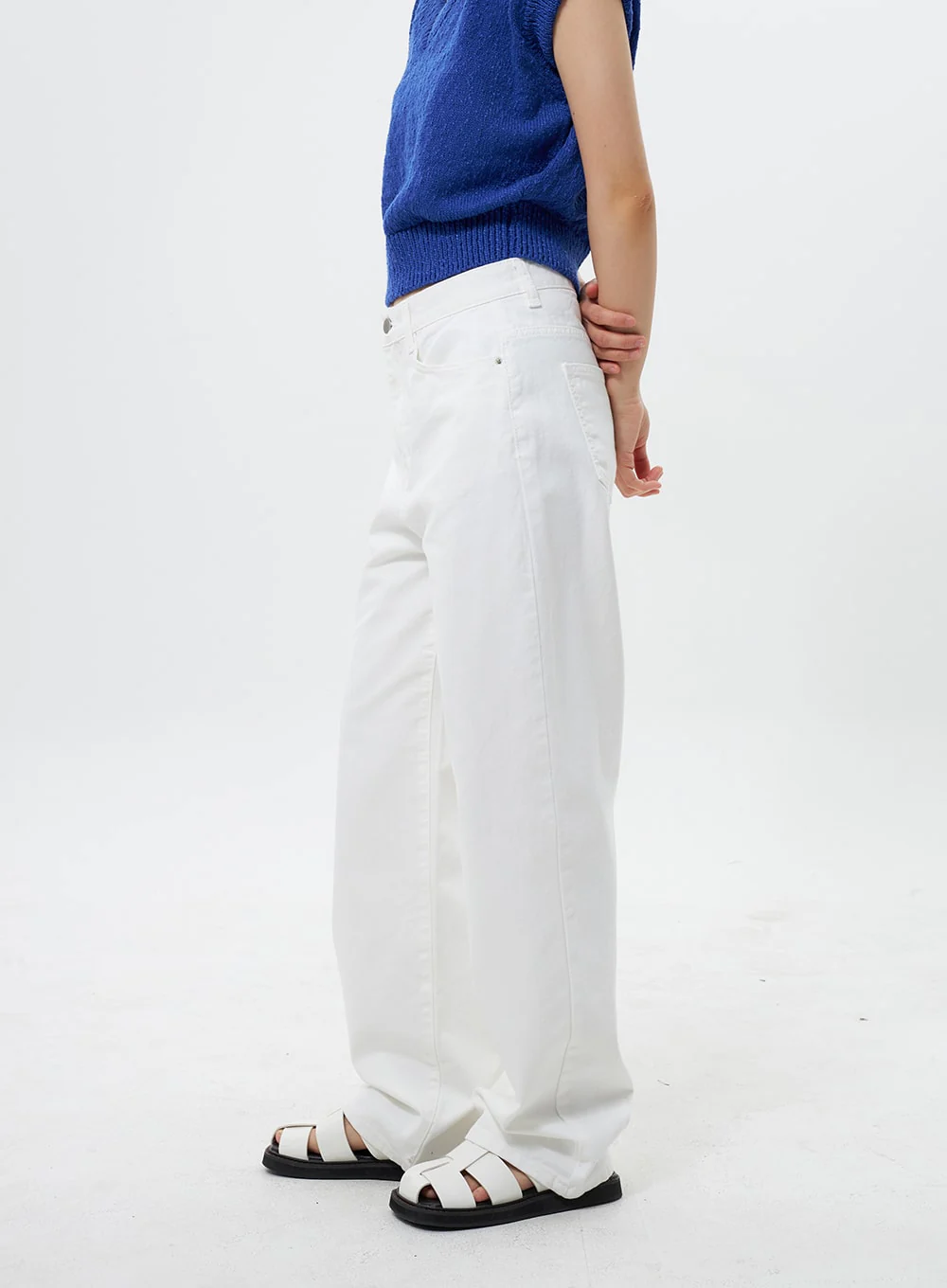 Wide Leg Cotton Pants OY304 - Image 6