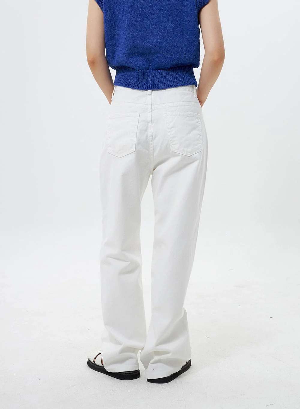 Wide Leg Cotton Pants OY304 - Image 7
