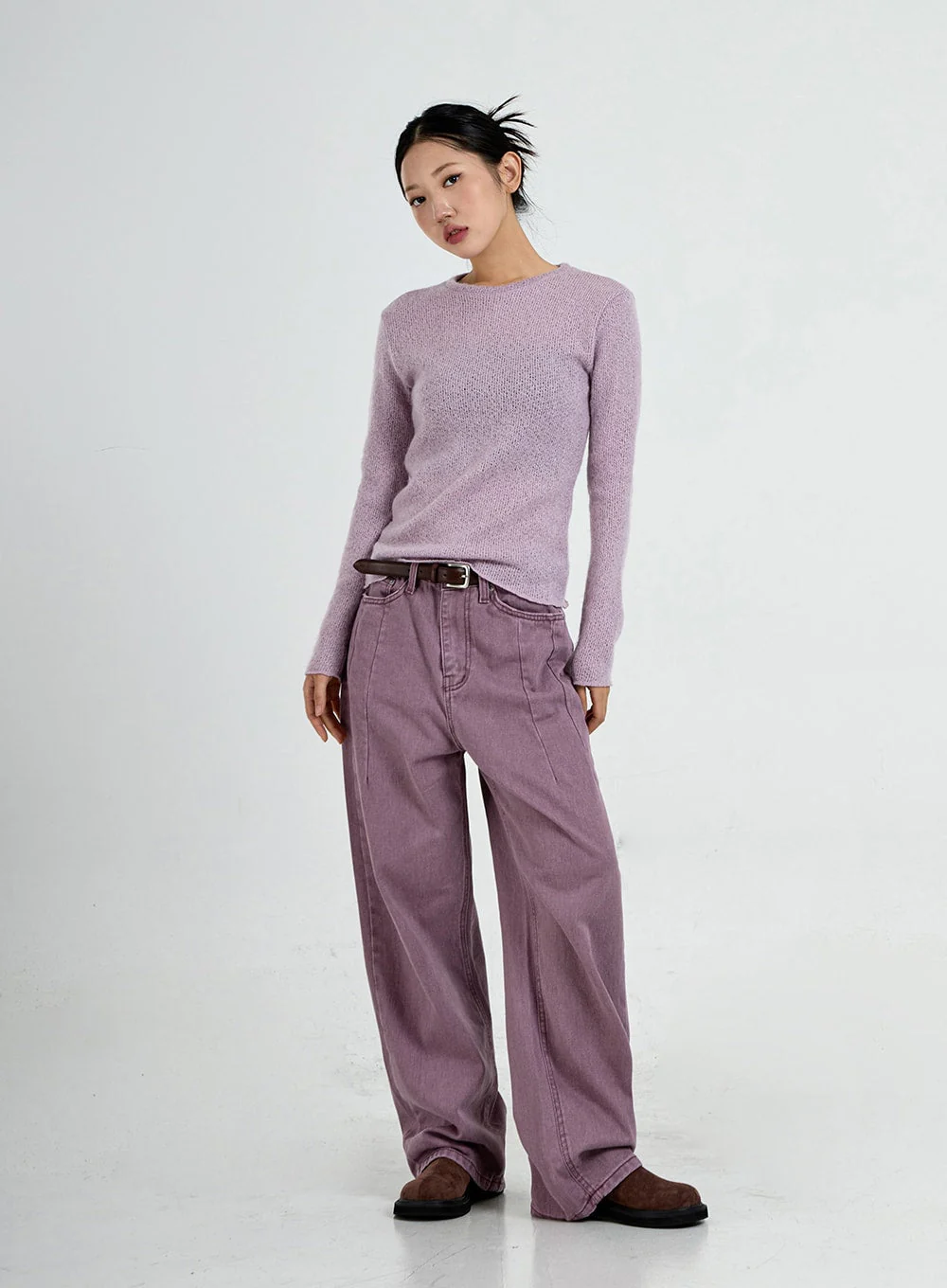 Wide Leg Cotton Pants Unisex CO13 - Image 4