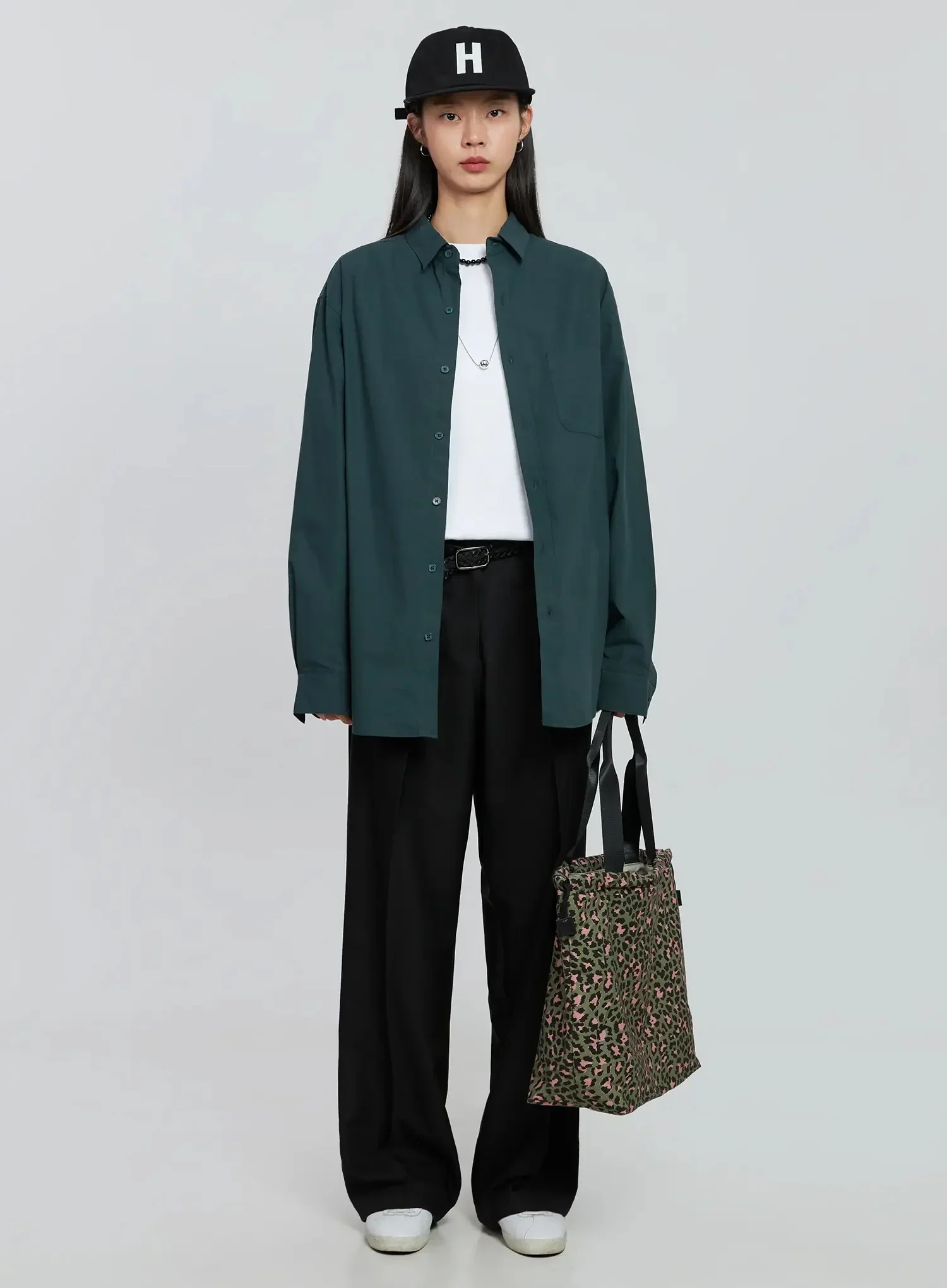 Wide Leg Pintuck Slacks IN507 - Image 13