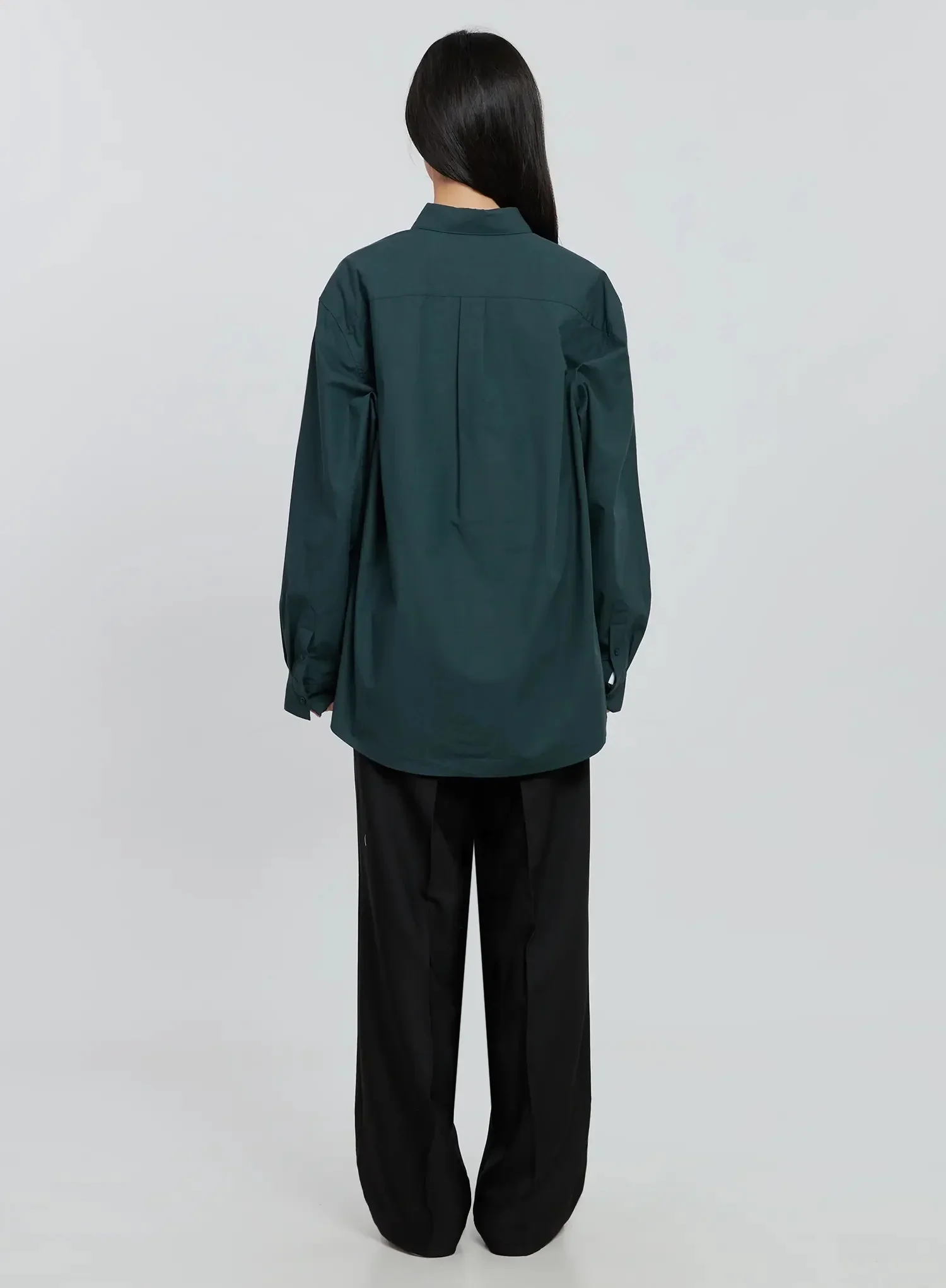 Wide Leg Pintuck Slacks IN507 - Image 9