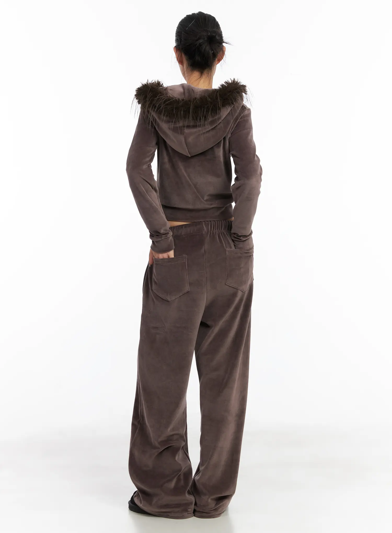 Wide Leg Velvet Track Pants CD508 - Image 7