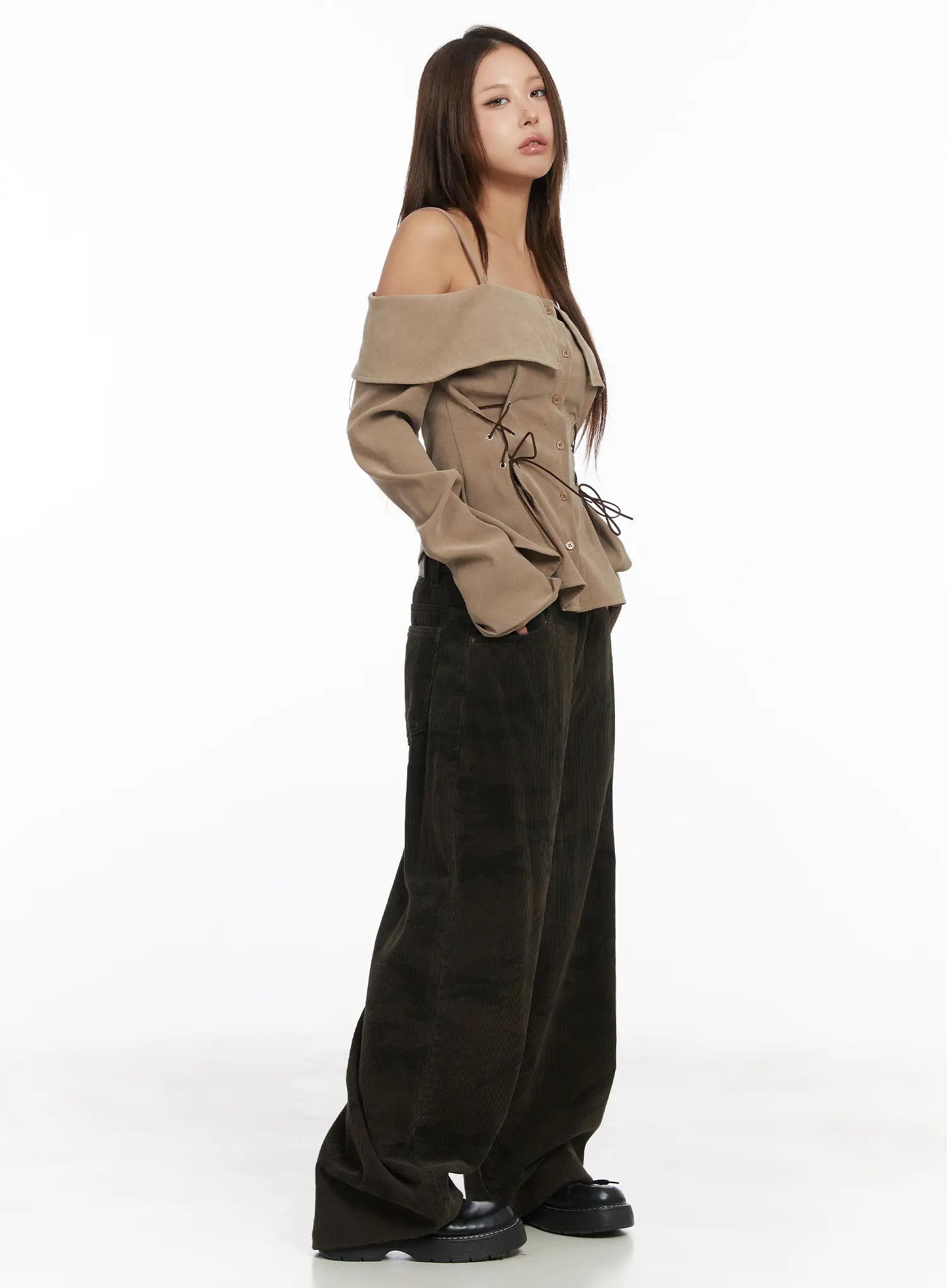 Willow Camo Wide Pants CJ512 - Image 4