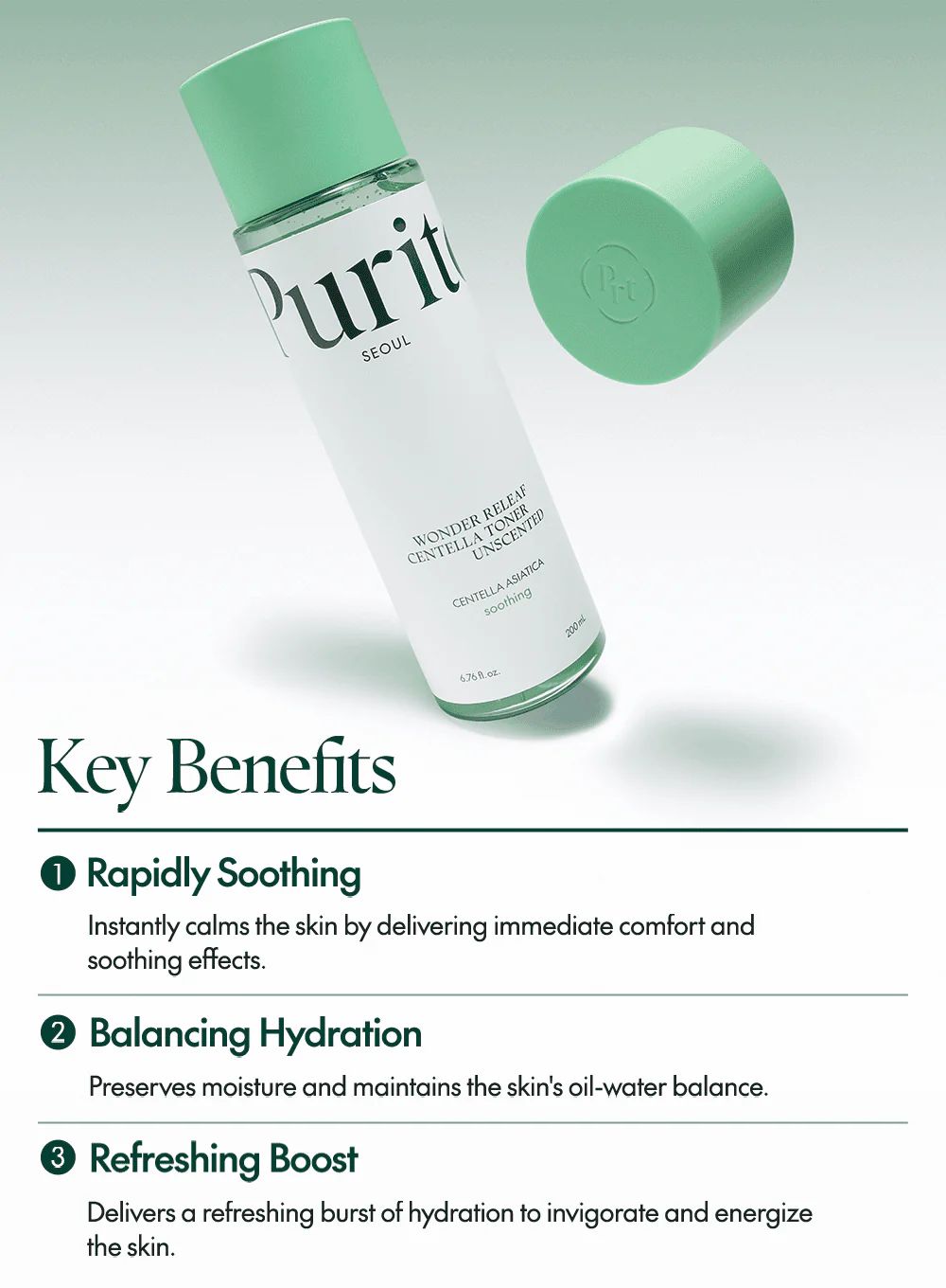 Wonder Releaf Centella Toner Unscented (200ml) - Image 5