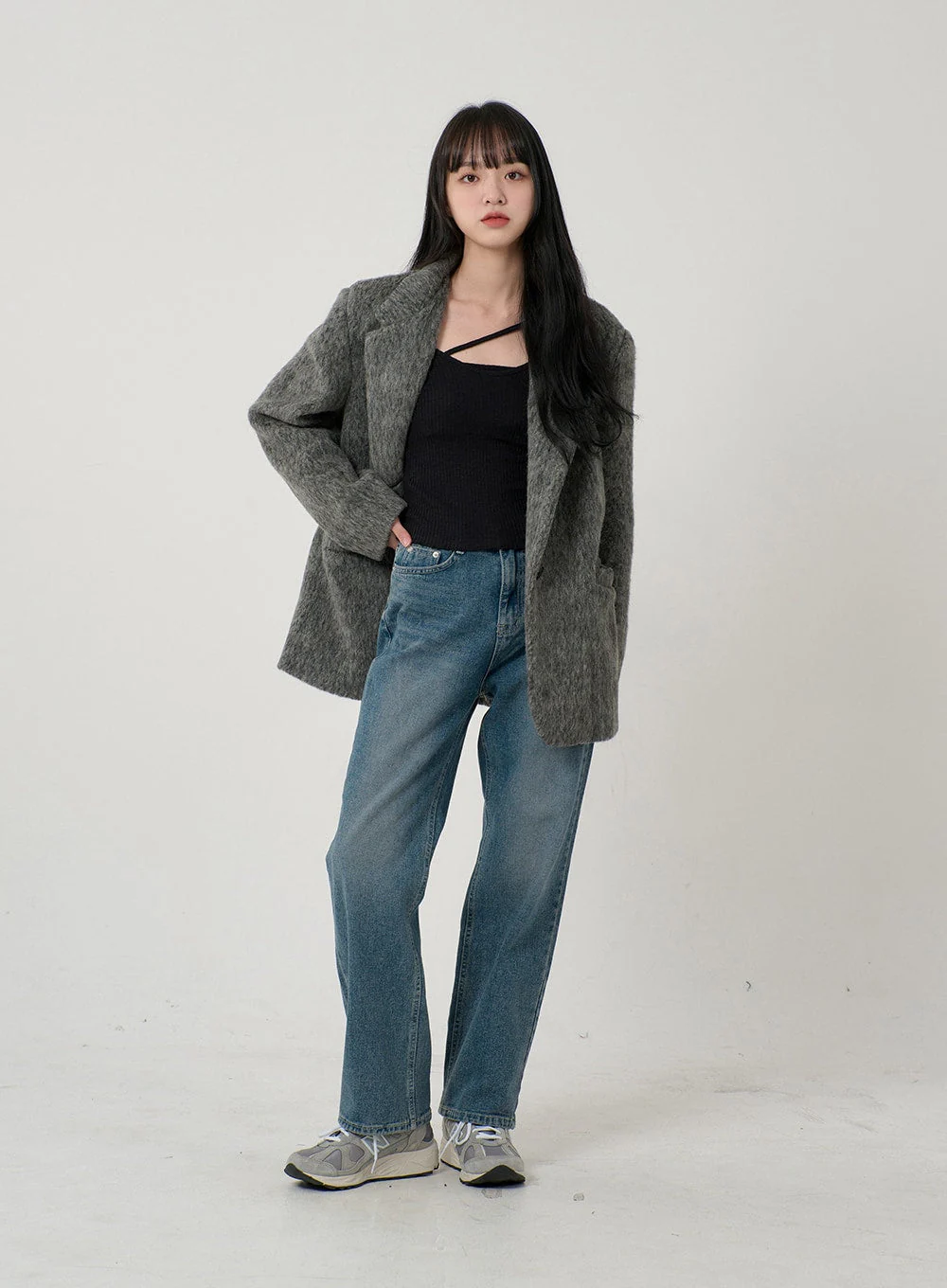 Wool Blend Jacket OD16 - Image 8