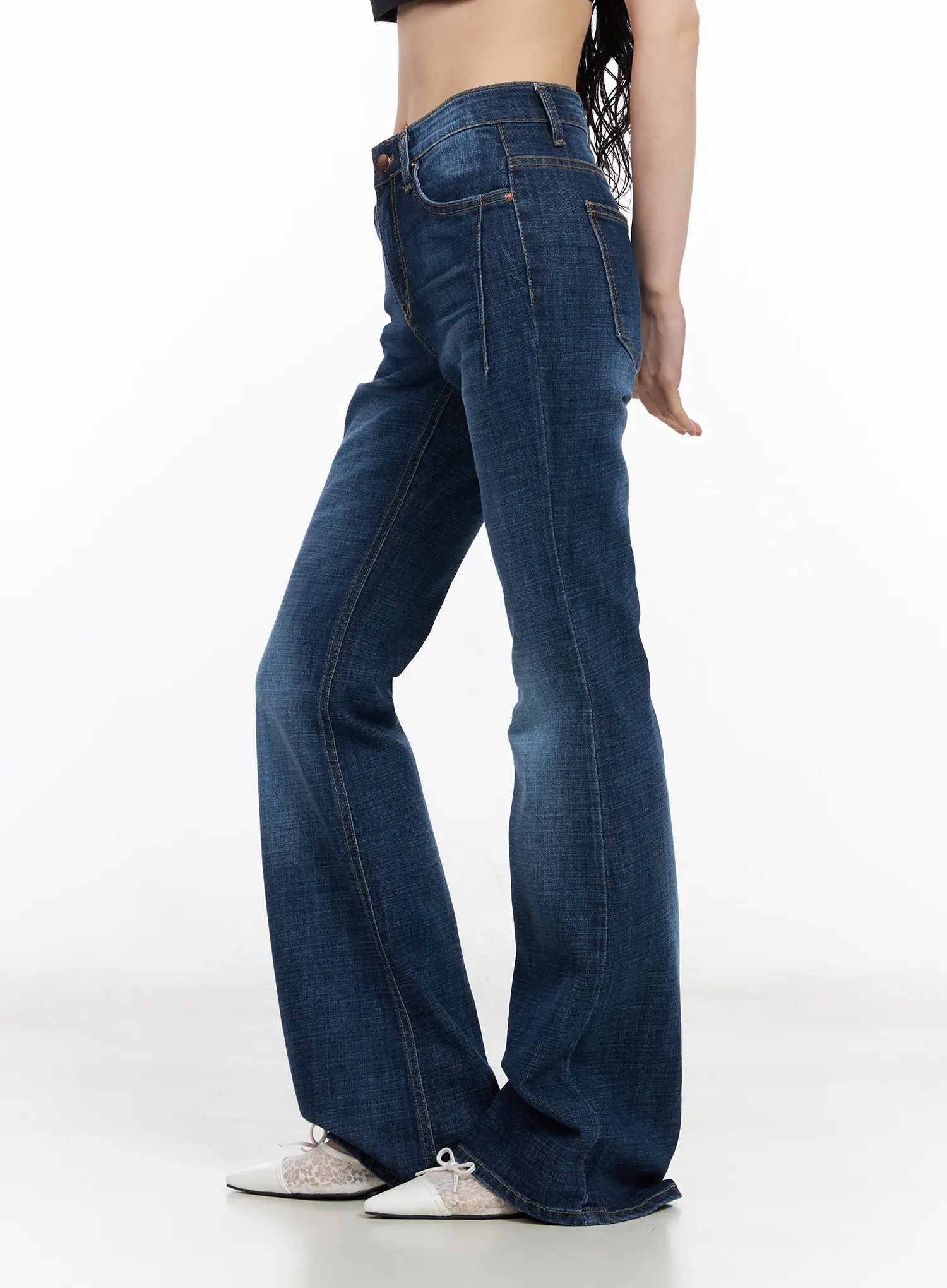 Xandra Washed Bootcut Jeans CM518 - Image 5